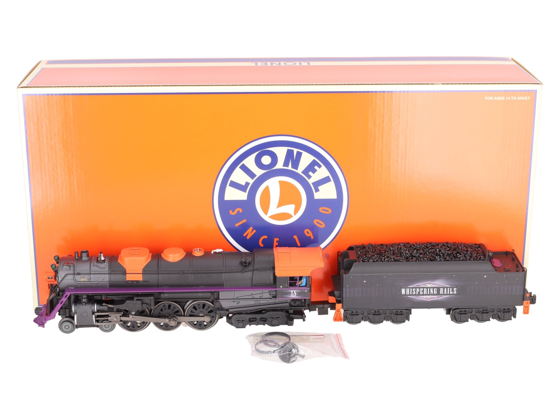 Lionel 2532040 O Gauge Whispering Rails Halloween Steam Locomotive & Tender LN/Box