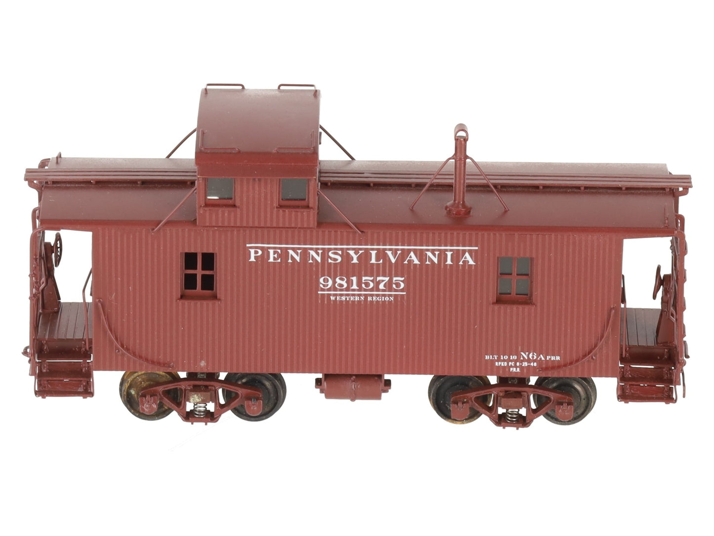 Precision Scale Company 16544-1 Pennsylvania Railroad Class N6A BRASS Wood Cabi EX/Box