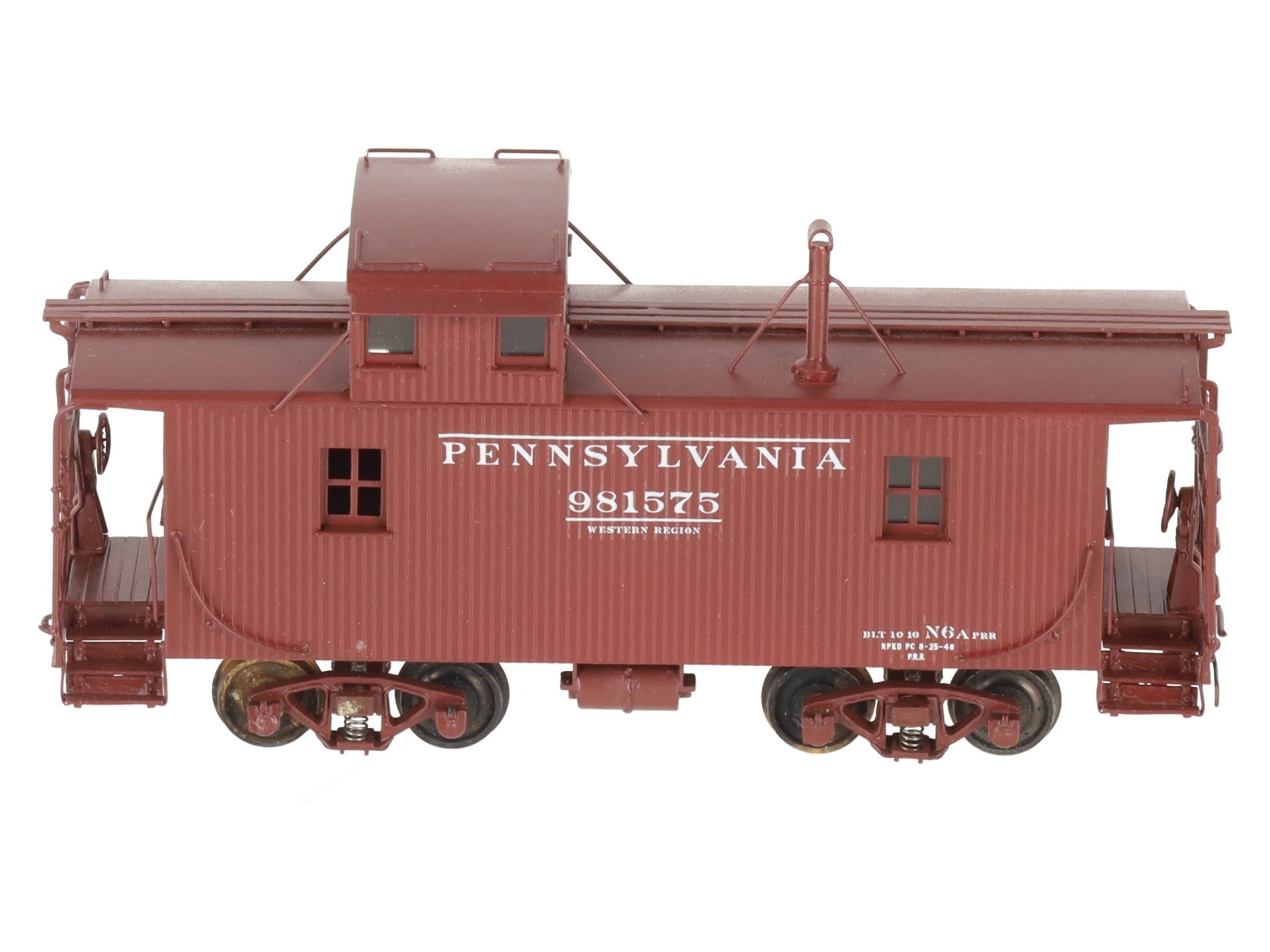 Precision Scale Company 16544-1 Pennsylvania Railroad Class N6A BRASS Wood Cabi EX/Box
