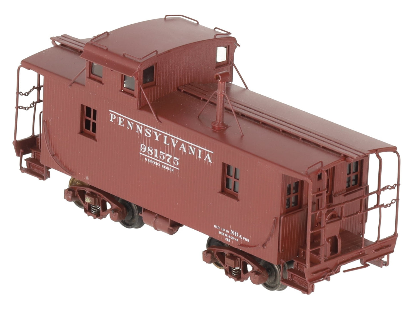 Precision Scale Company 16544-1 Pennsylvania Railroad Class N6A BRASS Wood Cabi EX/Box