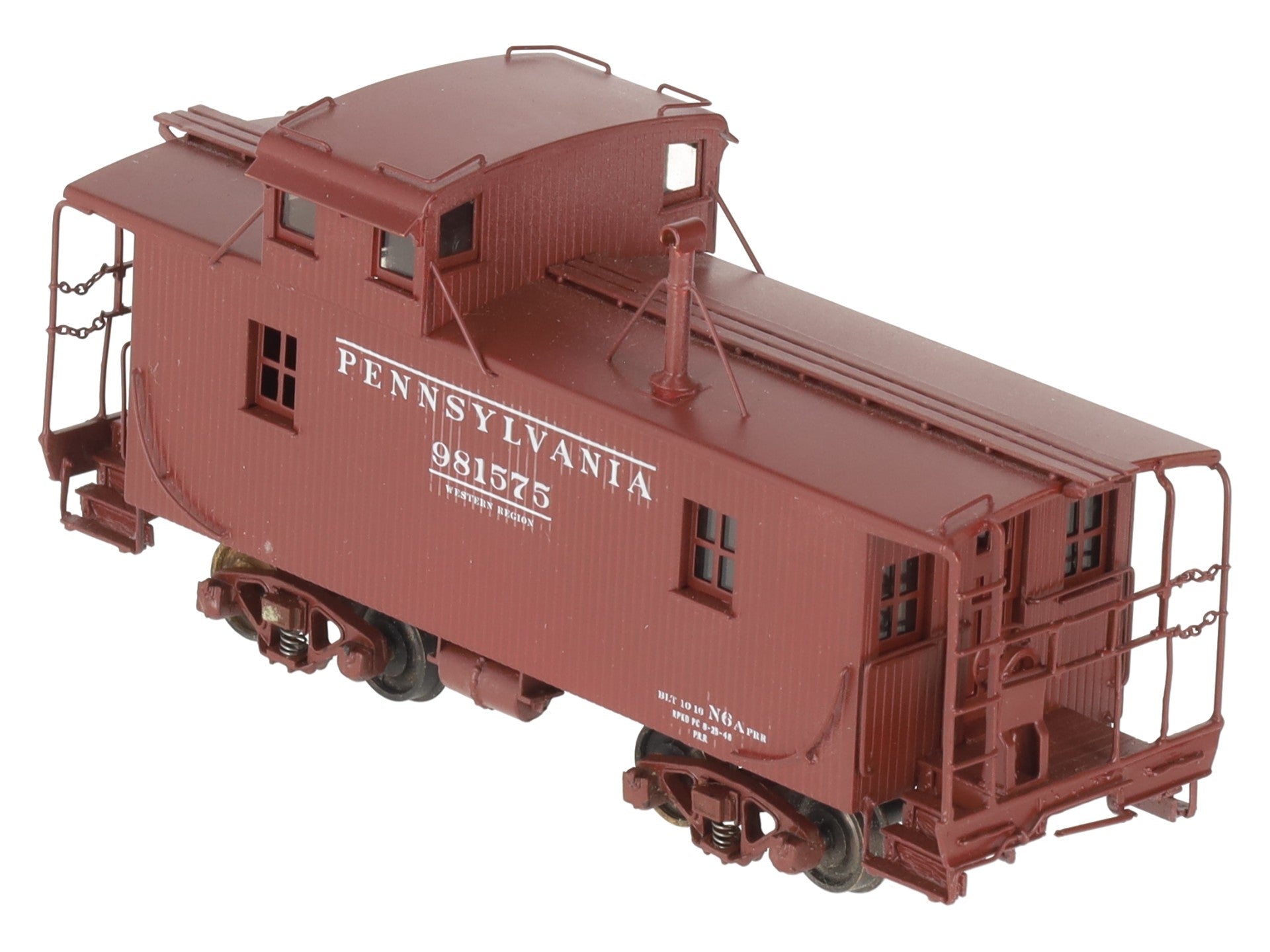Precision Scale Company 16544-1 Pennsylvania Railroad Class N6A BRASS Wood Cabi EX/Box