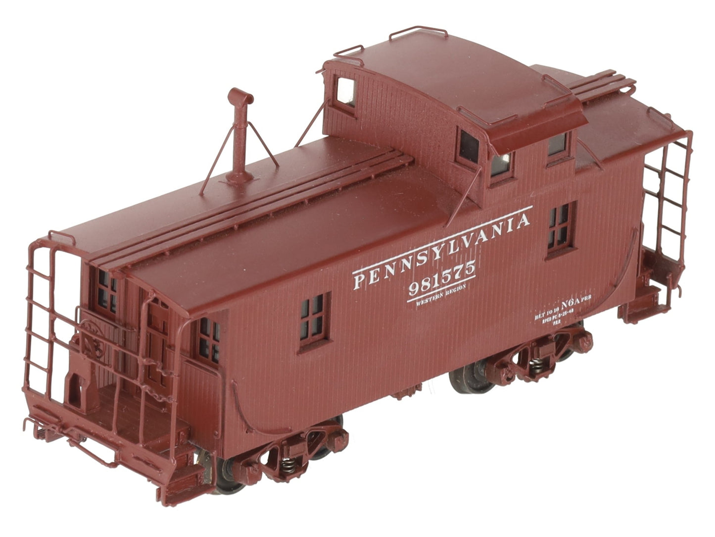 Precision Scale Company 16544-1 Pennsylvania Railroad Class N6A BRASS Wood Cabi EX/Box