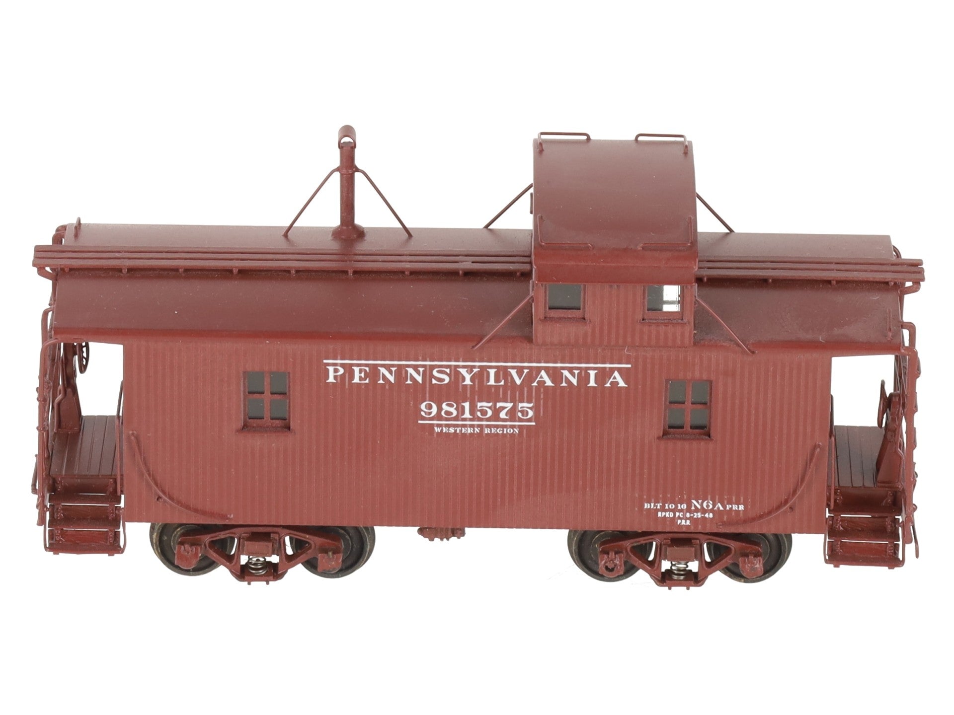 Precision Scale Company 16544-1 Pennsylvania Railroad Class N6A BRASS Wood Cabi EX/Box
