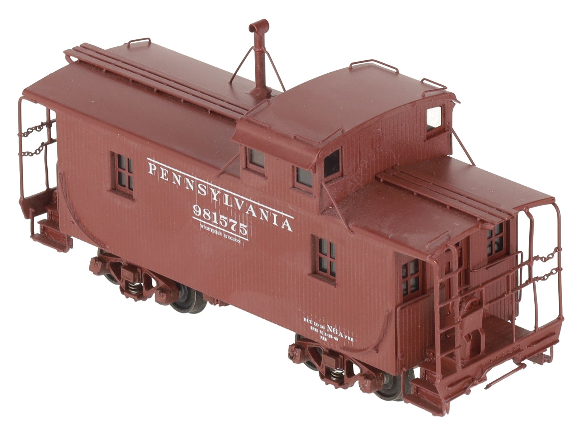 Precision Scale Company 16544-1 Pennsylvania Railroad Class N6A BRASS Wood Cabi EX/Box