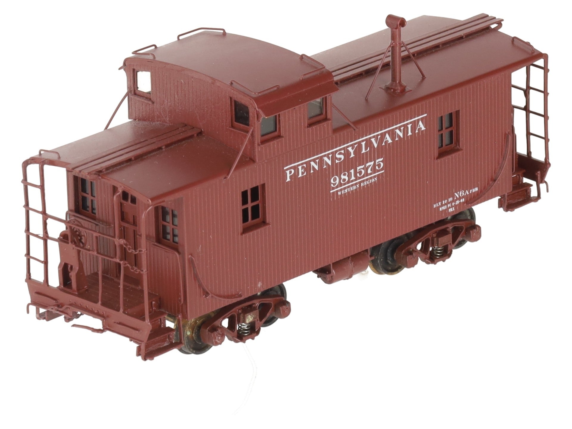 Precision Scale Company 16544-1 Pennsylvania Railroad Class N6A BRASS Wood Cabi EX/Box