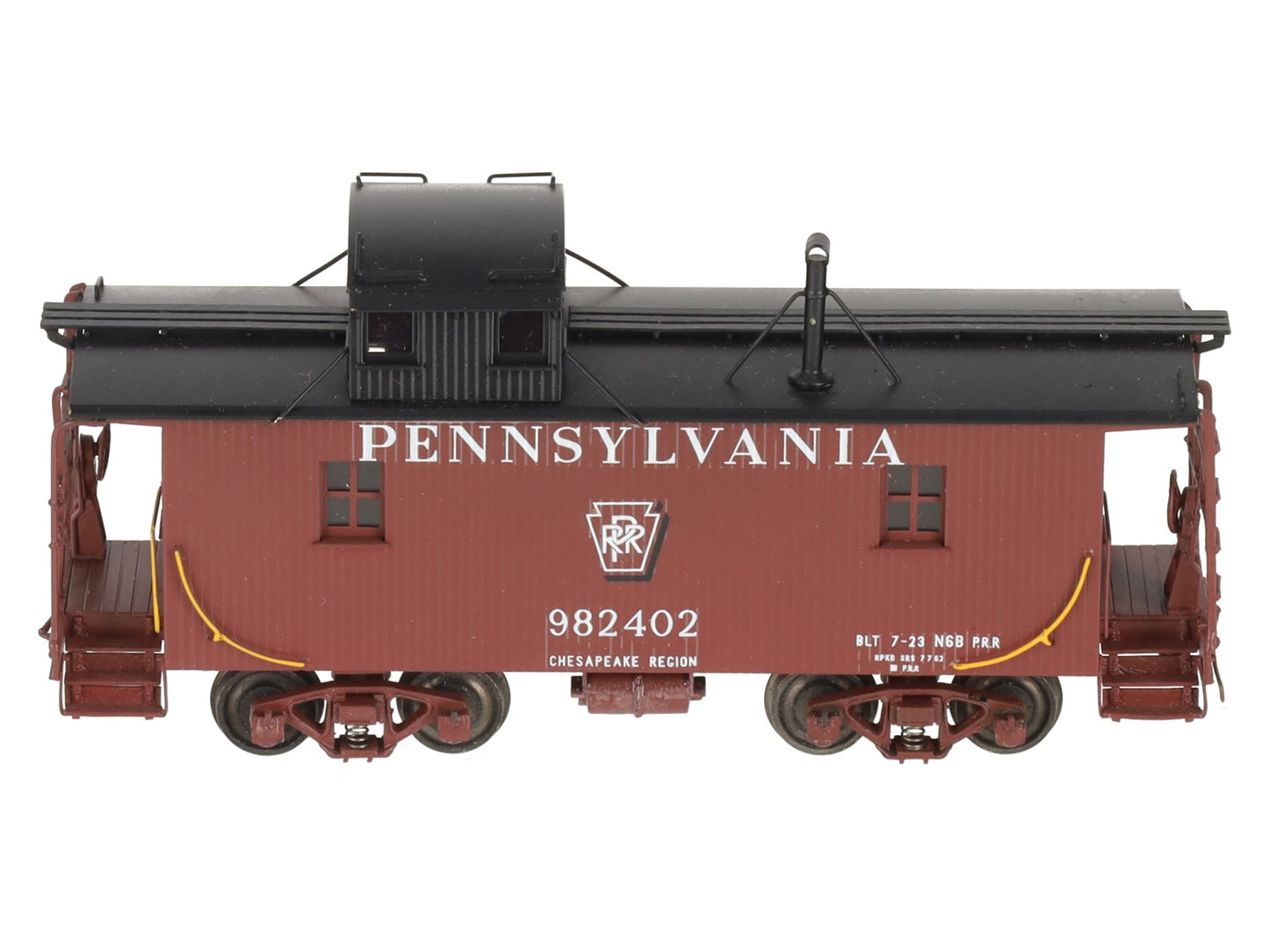 Precision Scale Co. 16540-2 HO BRASS Pennsylvania N6B Wood Cabin Car - Painted LN/Box
