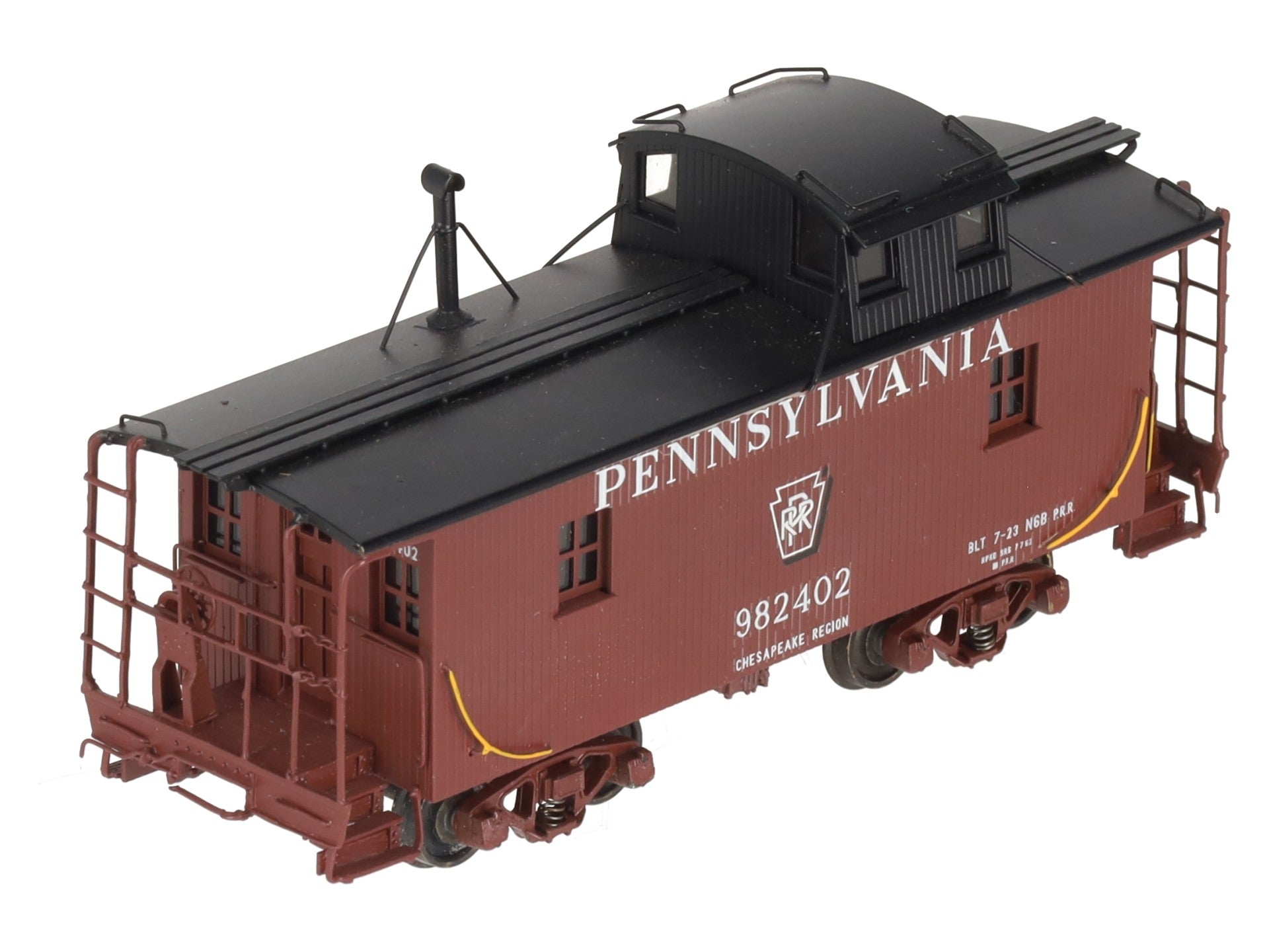 Precision Scale Co. 16540-2 HO BRASS Pennsylvania N6B Wood Cabin Car - Painted LN/Box
