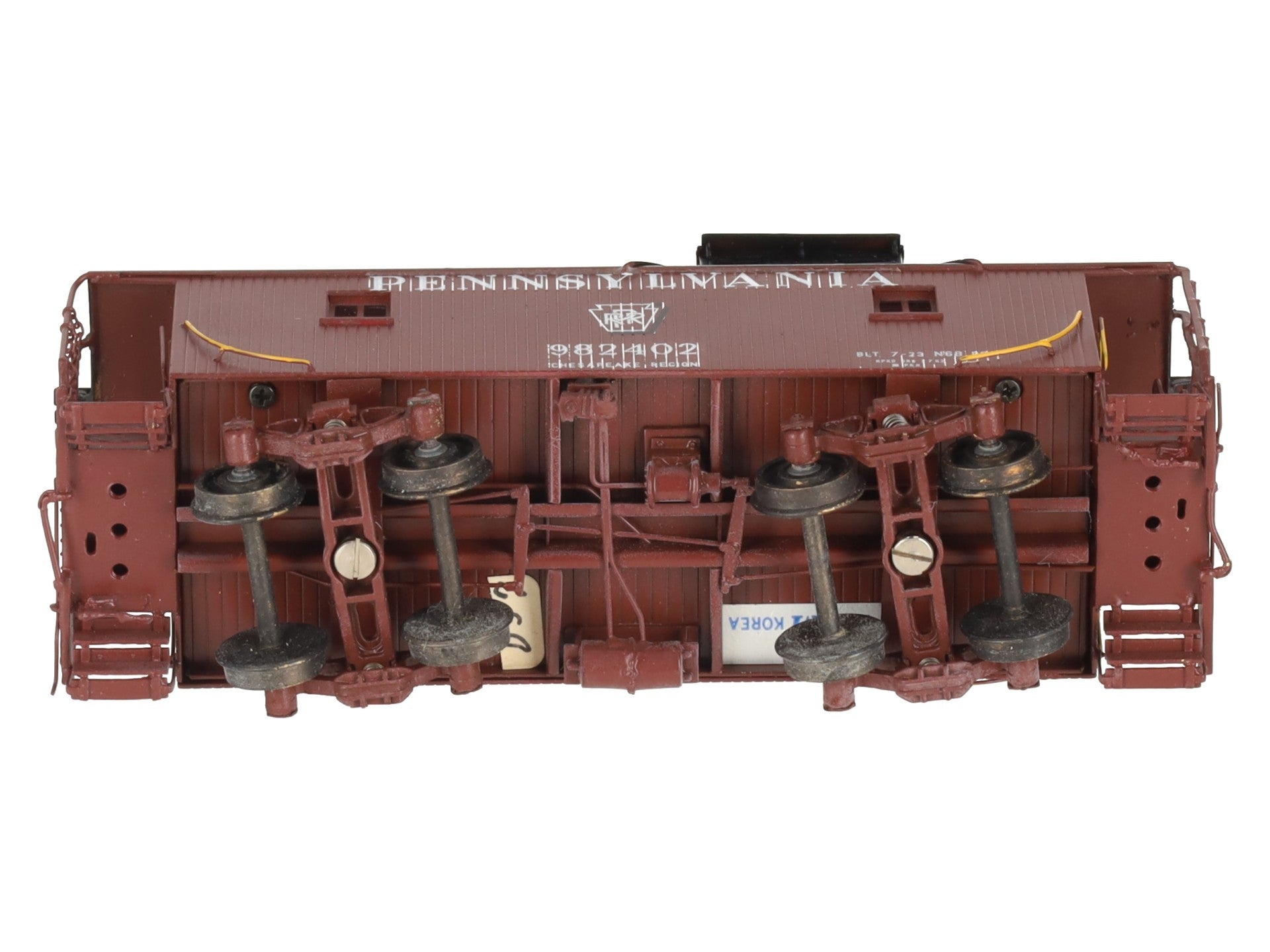 Precision Scale Co. 16540-2 HO BRASS Pennsylvania N6B Wood Cabin Car - Painted LN/Box