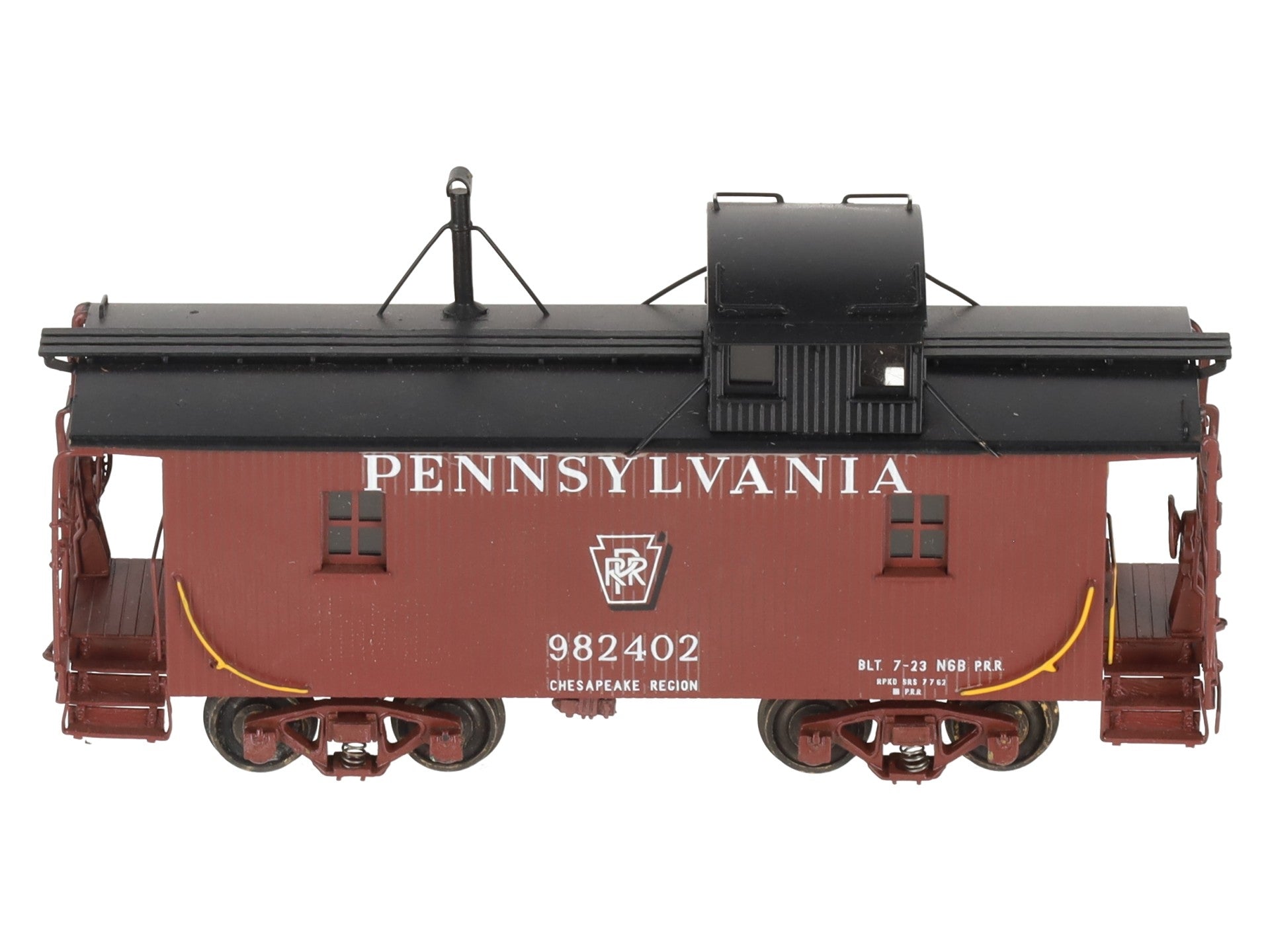 Precision Scale Co. 16540-2 HO BRASS Pennsylvania N6B Wood Cabin Car - Painted LN/Box