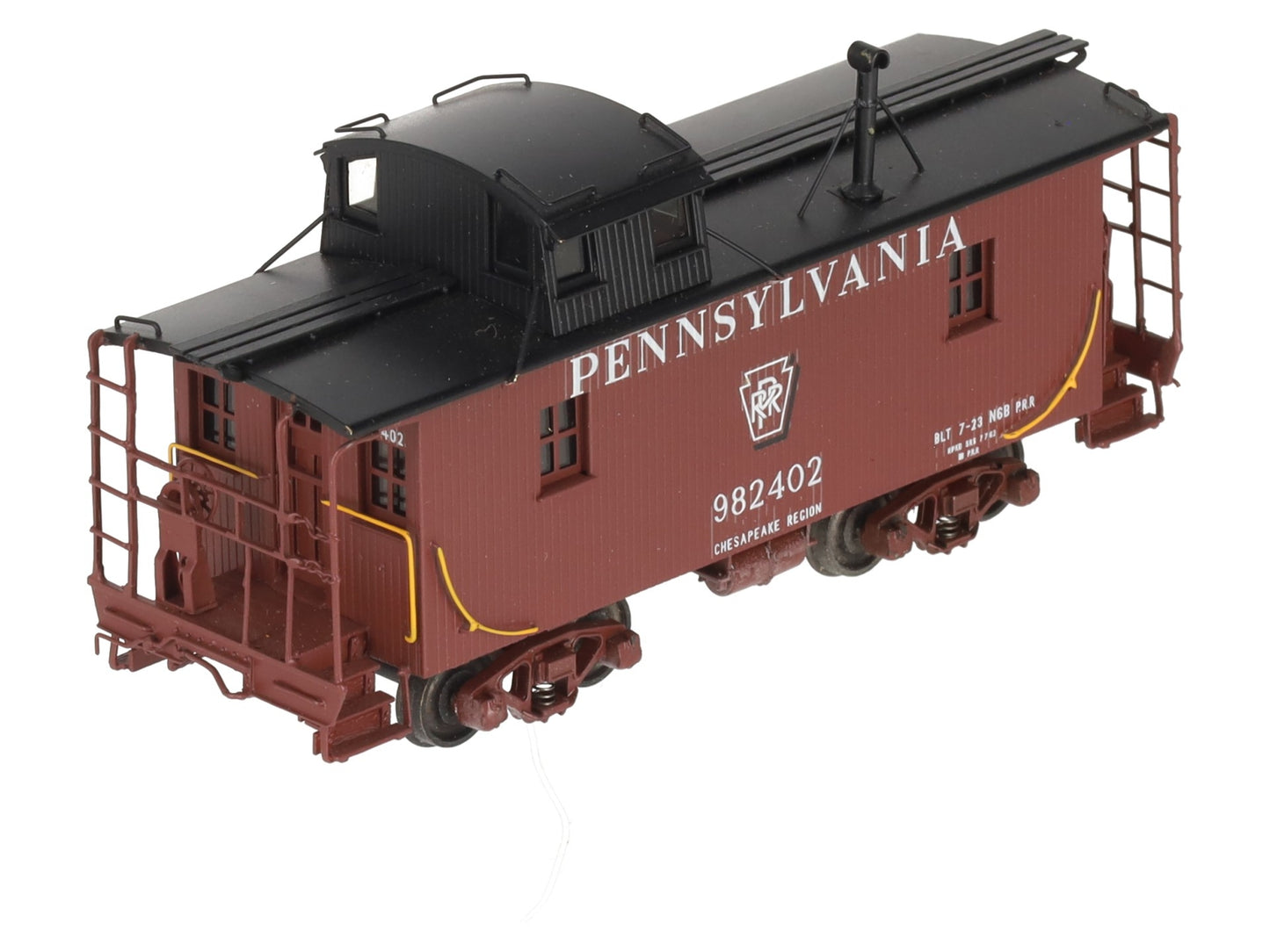 Precision Scale Co. 16540-2 HO BRASS Pennsylvania N6B Wood Cabin Car - Painted LN/Box