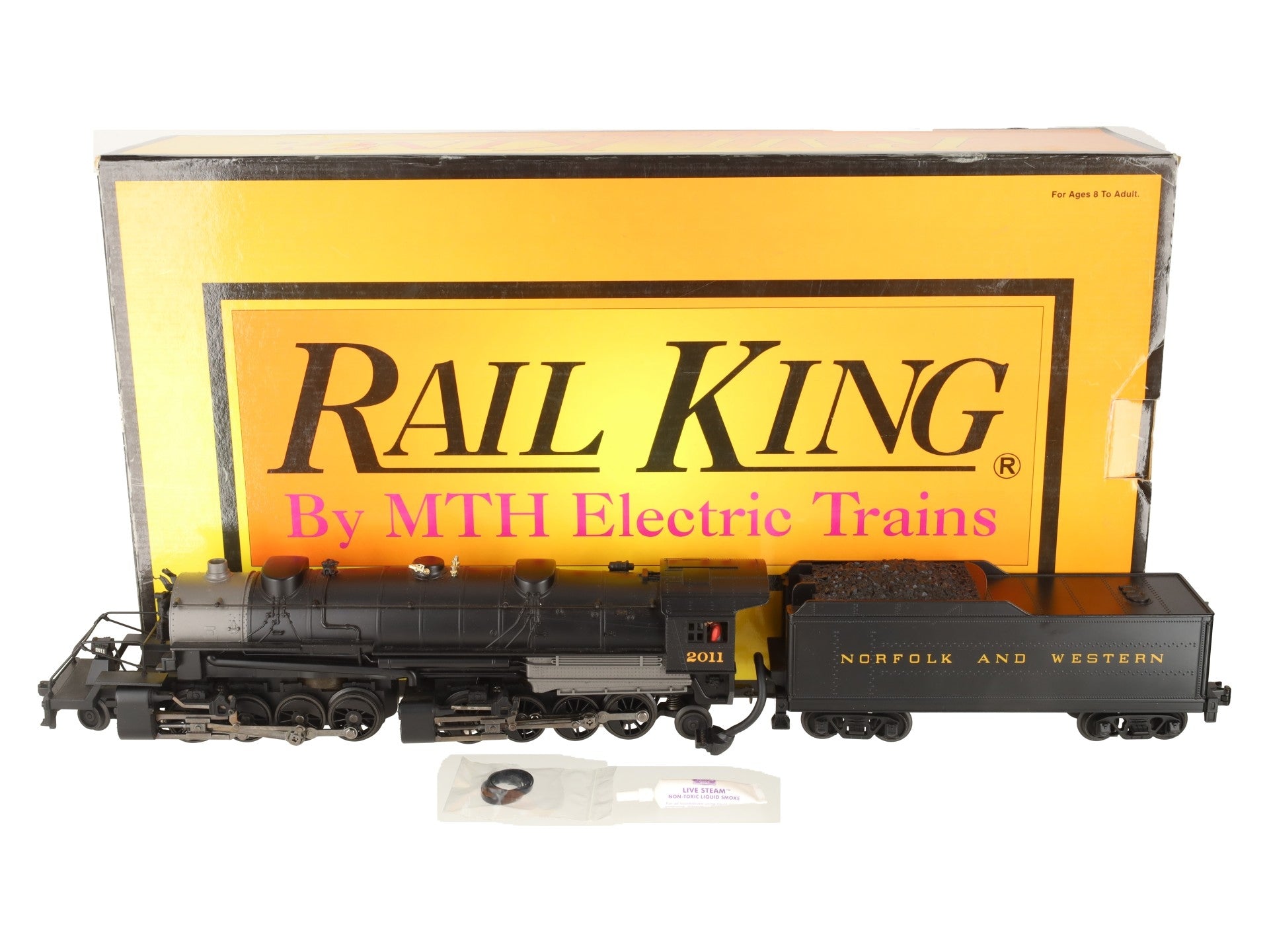 MTH 30-1307-1 Norfolk & Western 2-8-8-2 USRA Steam Engine w/PS2 #2011 EX/Box