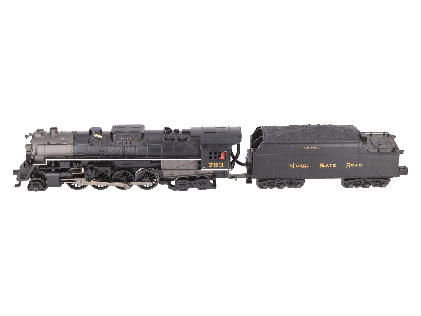 MTH 30-1316-1 Nickel Plate Road 2-8-4 Berkshire Steam Engine w/PS2 #763 EX/Box