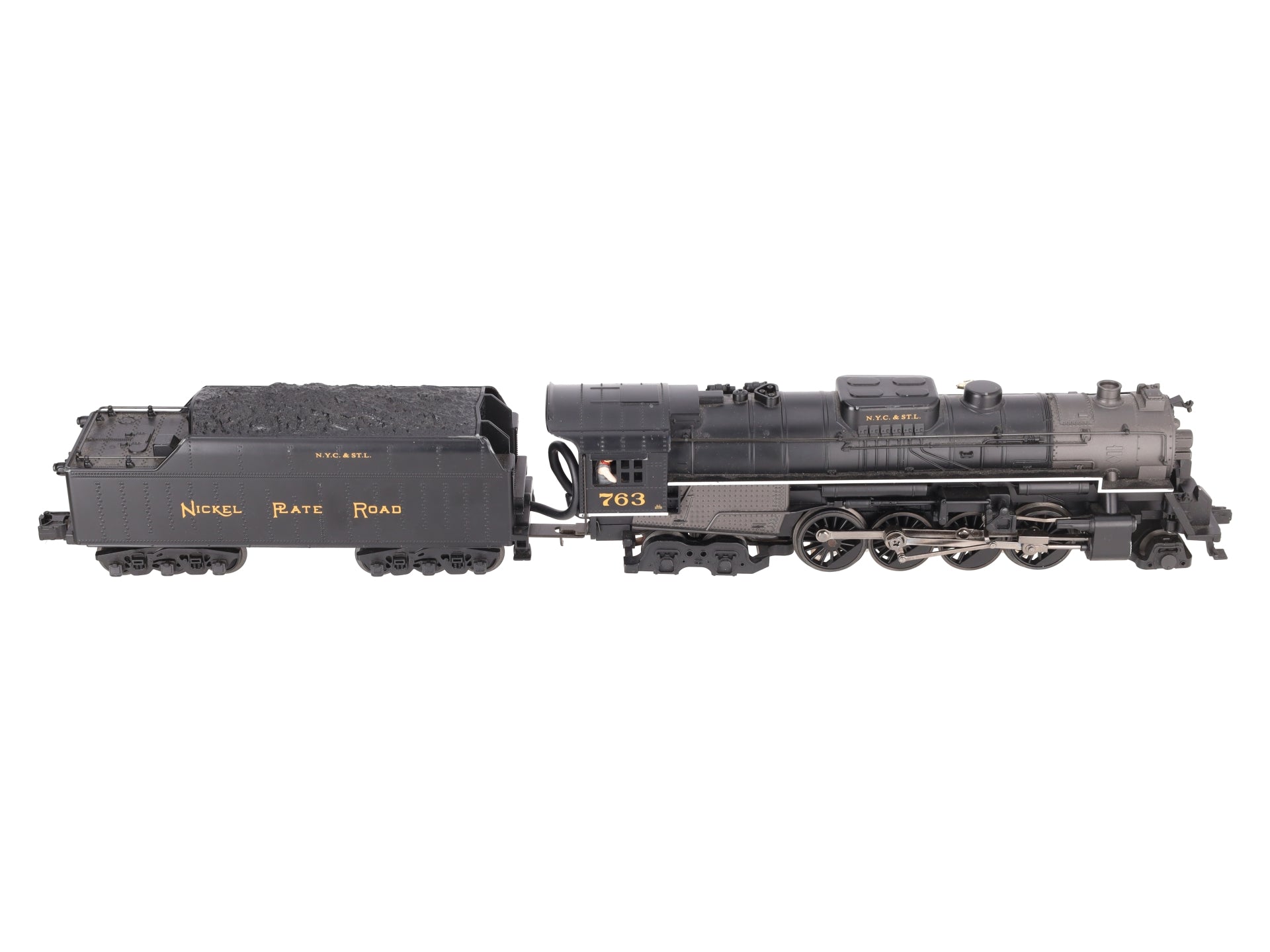 MTH 30-1316-1 Nickel Plate Road 2-8-4 Berkshire Steam Engine w/PS2 #763 EX/Box
