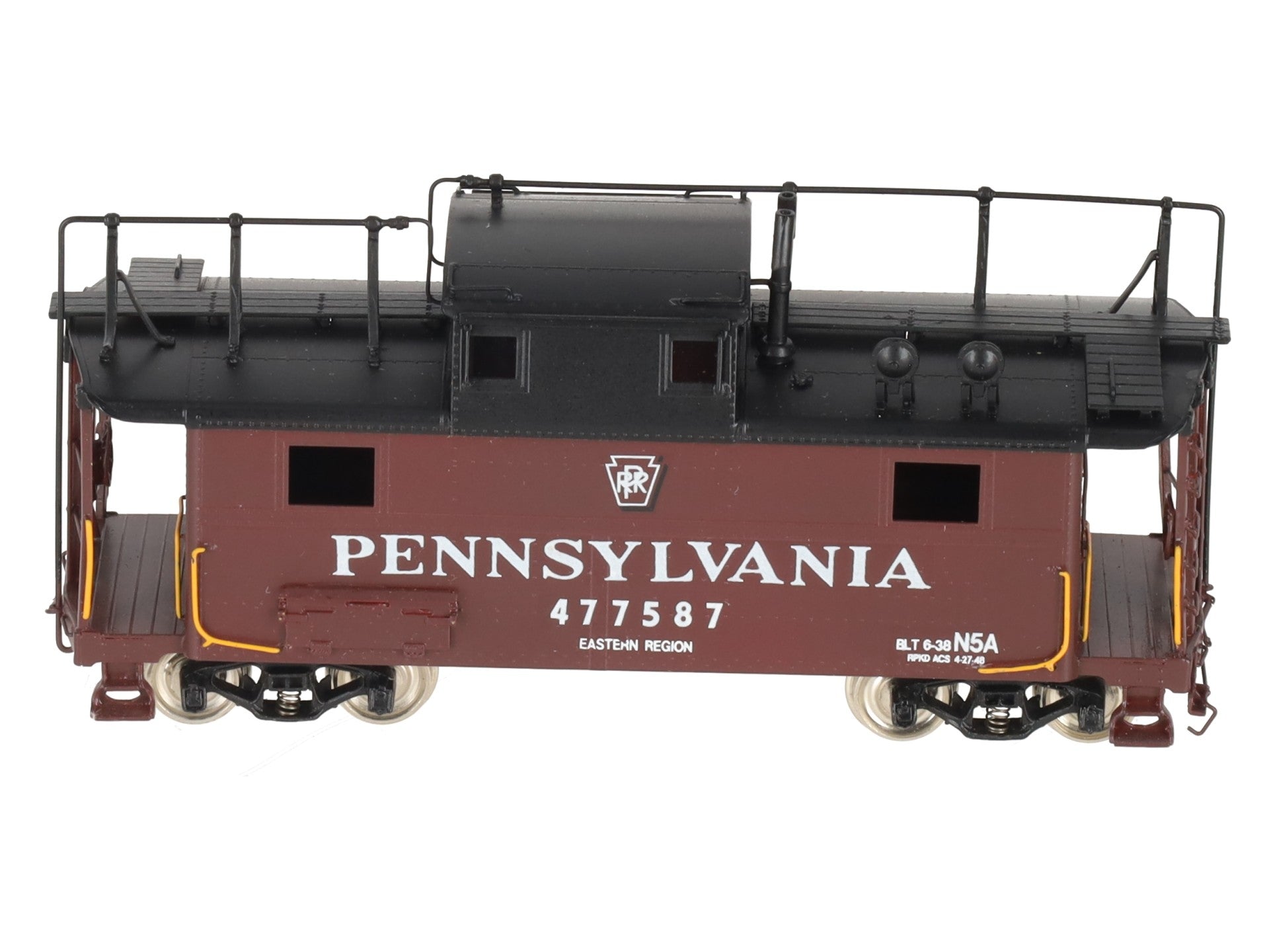 Precision Scale Co. 16228-1 HO BRASS PRR N5a Cabin Car w/ Antenna - Painted LN/Box
