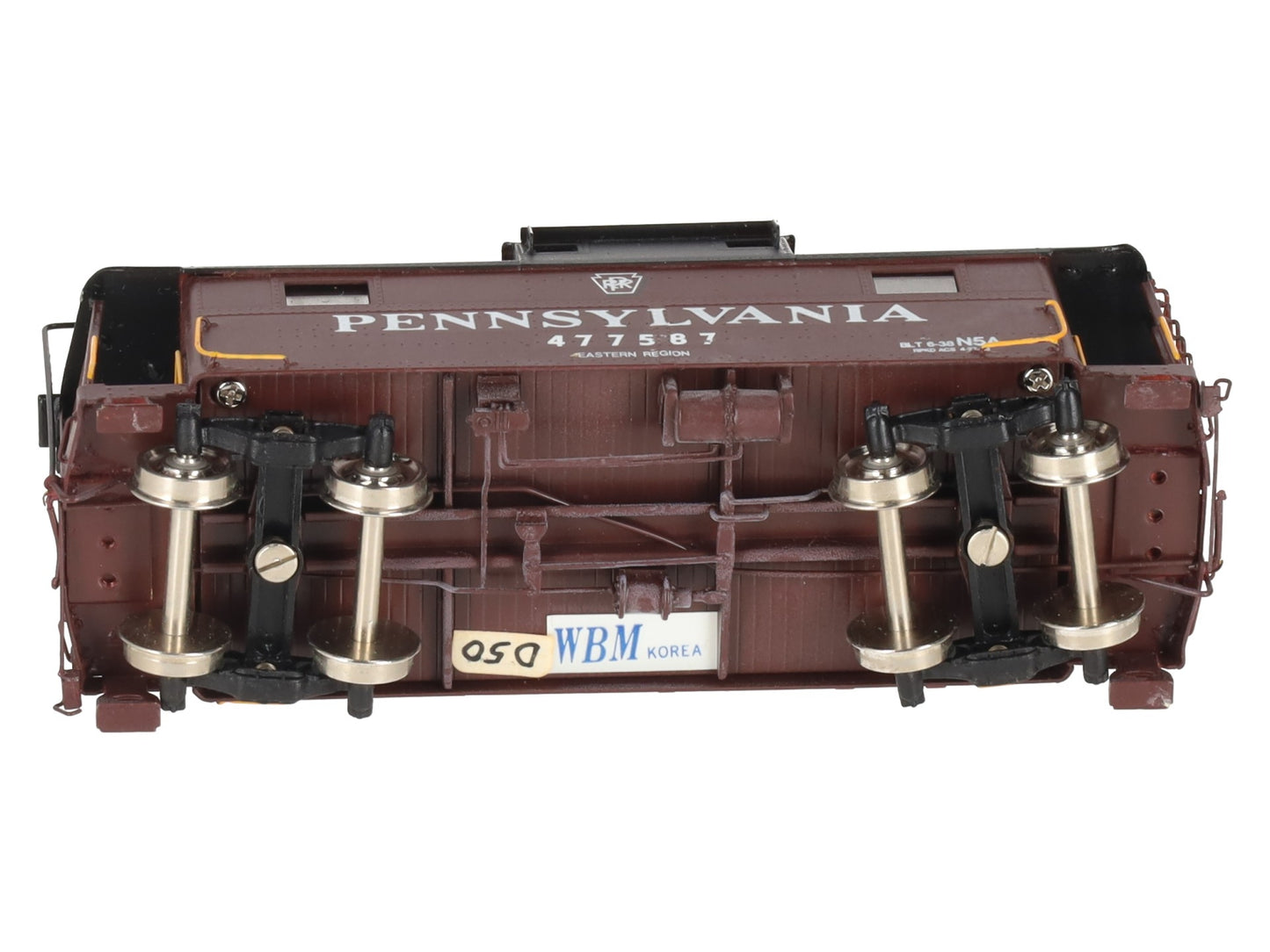 Precision Scale Co. 16228-1 HO BRASS PRR N5a Cabin Car w/ Antenna - Painted LN/Box