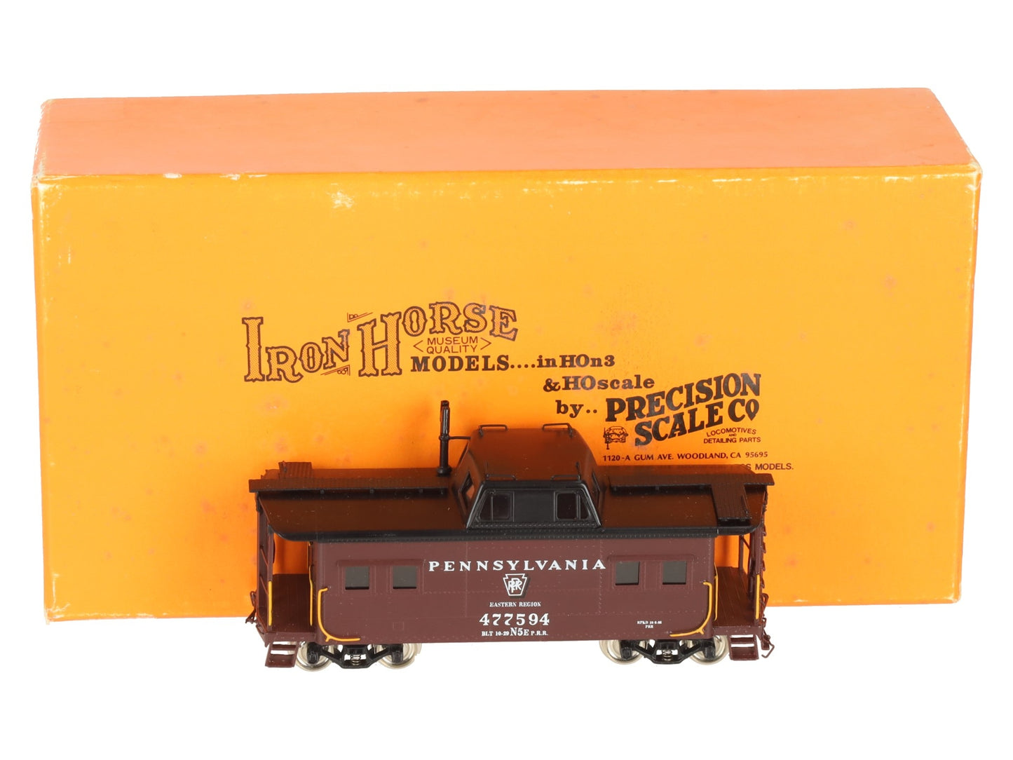 Precision Scale 16238-1 HO Pennsylvania Railroad Cabin Car Class N5E w/o Antenna LN/Box