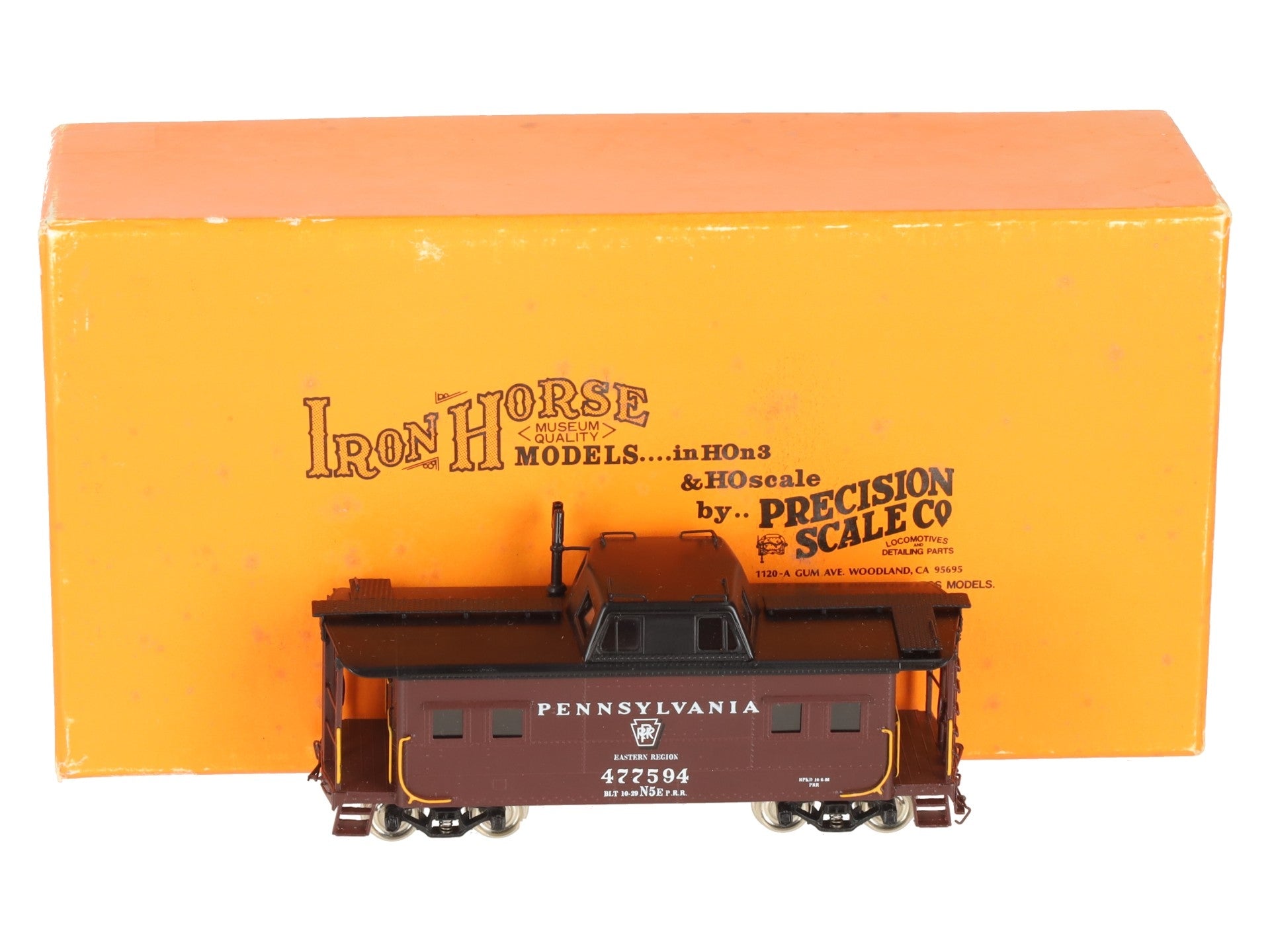 Precision Scale 16238-1 HO Pennsylvania Railroad Cabin Car Class N5E w/o Antenna LN/Box