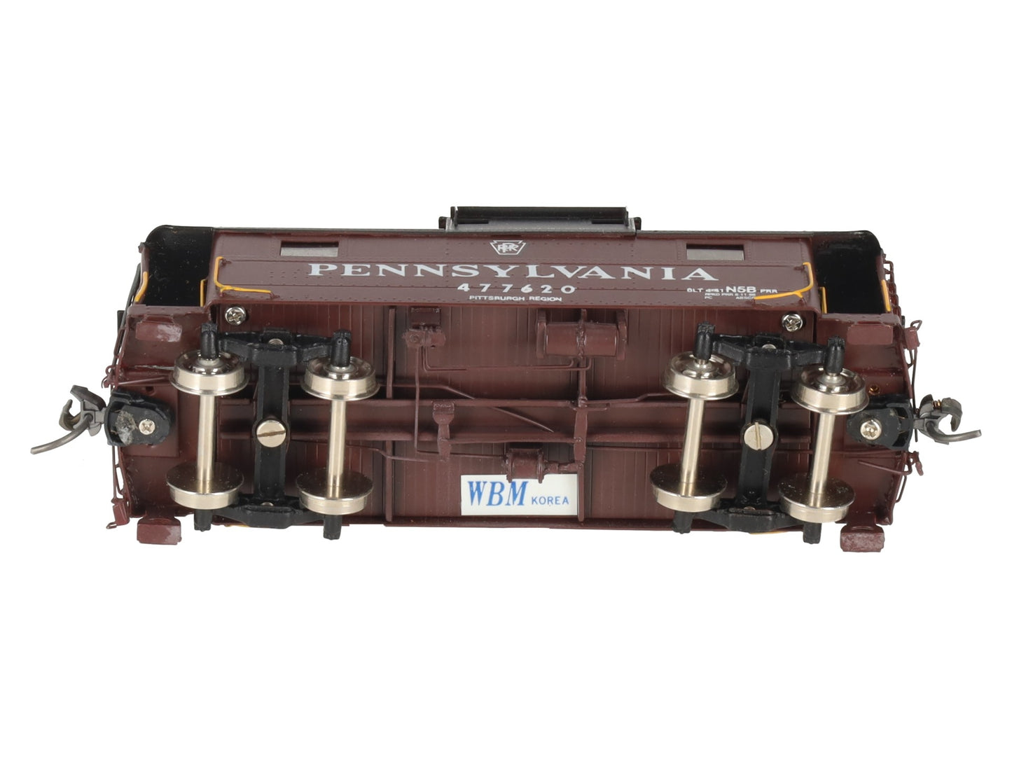 Precision Scale Co. 16230-1 BRASS HO Pennsylvania N5b Cabin Car w/Antenna LN/Box