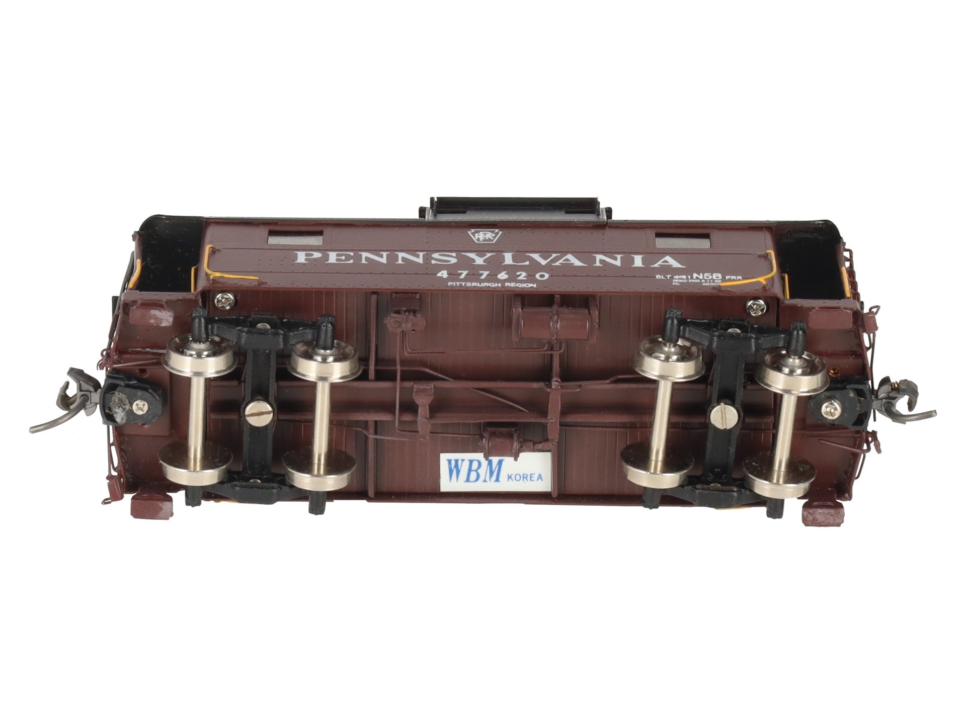 Precision Scale Co. 16230-1 BRASS HO Pennsylvania N5b Cabin Car w/Antenna LN/Box