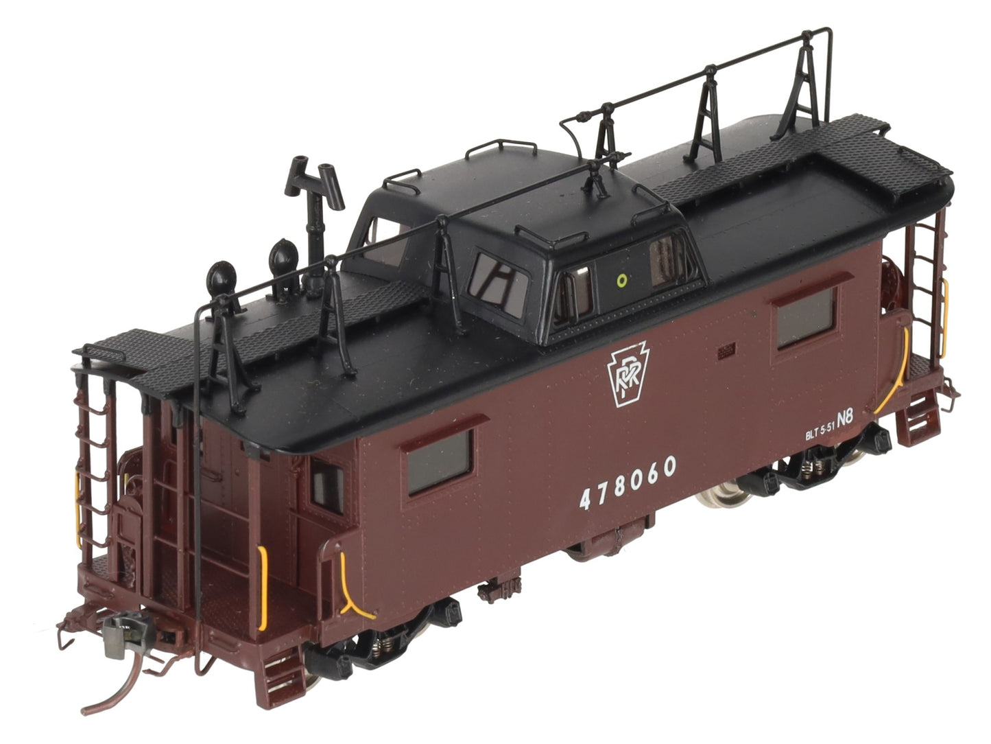 Precision Scale Co. 16240-2 HO BRASS Pennsylvania N8 Cabin Car - Painted LN/Box