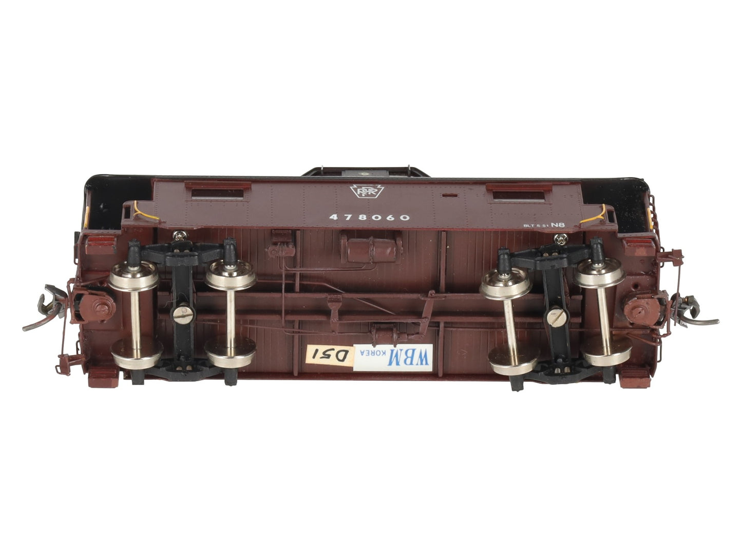 Precision Scale Co. 16240-2 HO BRASS Pennsylvania N8 Cabin Car - Painted LN/Box