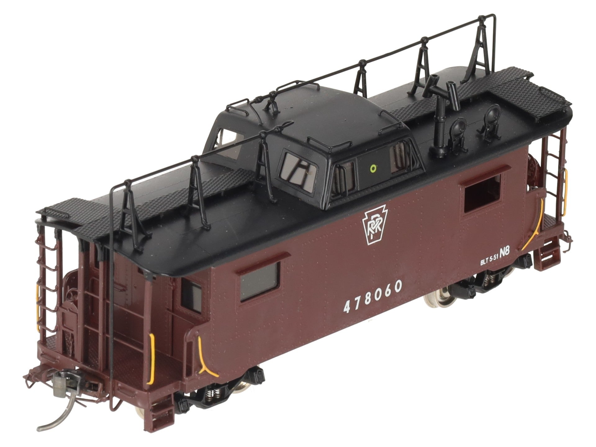 Precision Scale Co. 16240-2 HO BRASS Pennsylvania N8 Cabin Car - Painted LN/Box