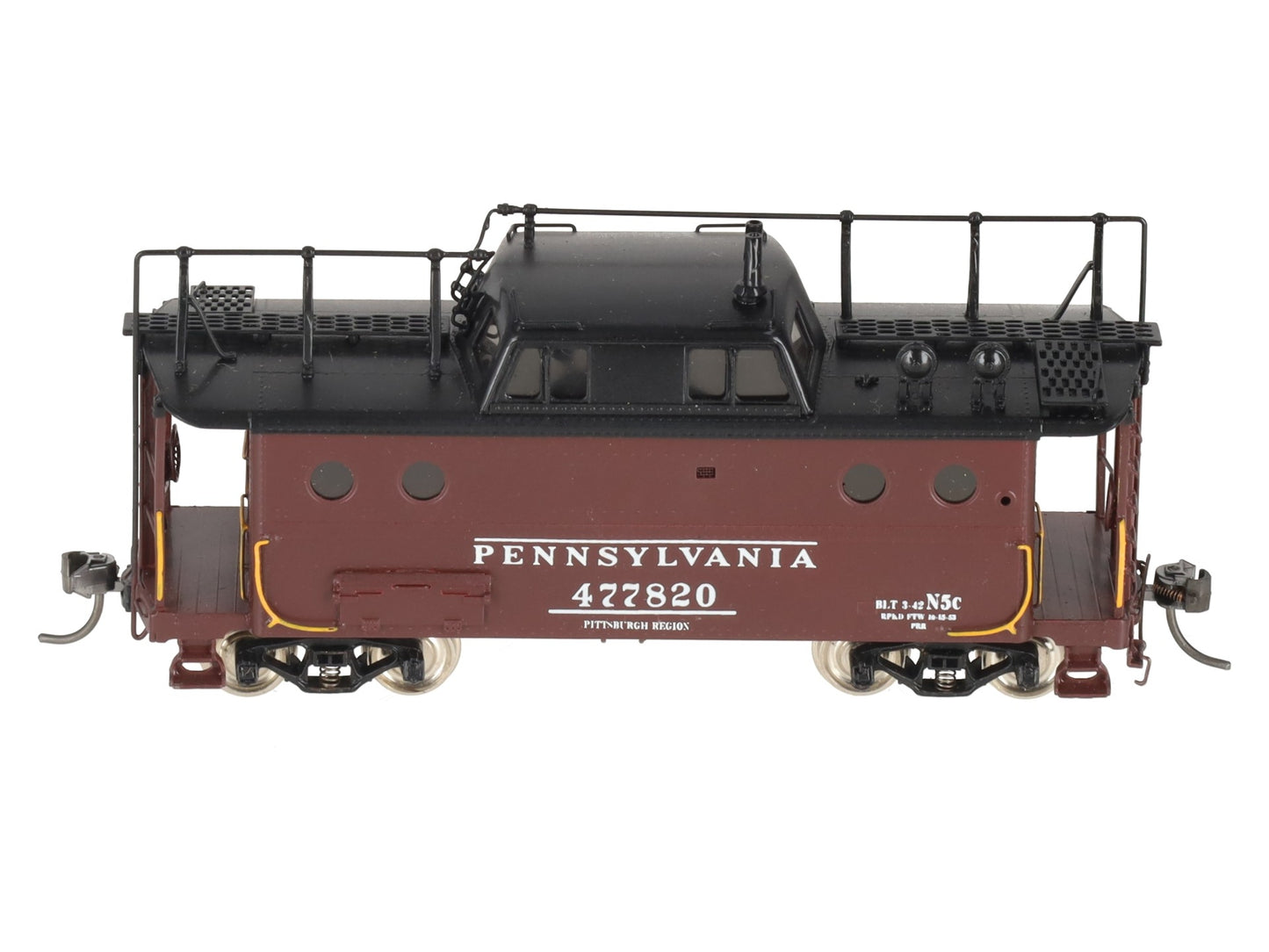Precision Scale Co. 16234-1 HO BRASS PRR N5c Cabin Car w/ Antenna - Painted LN/Box