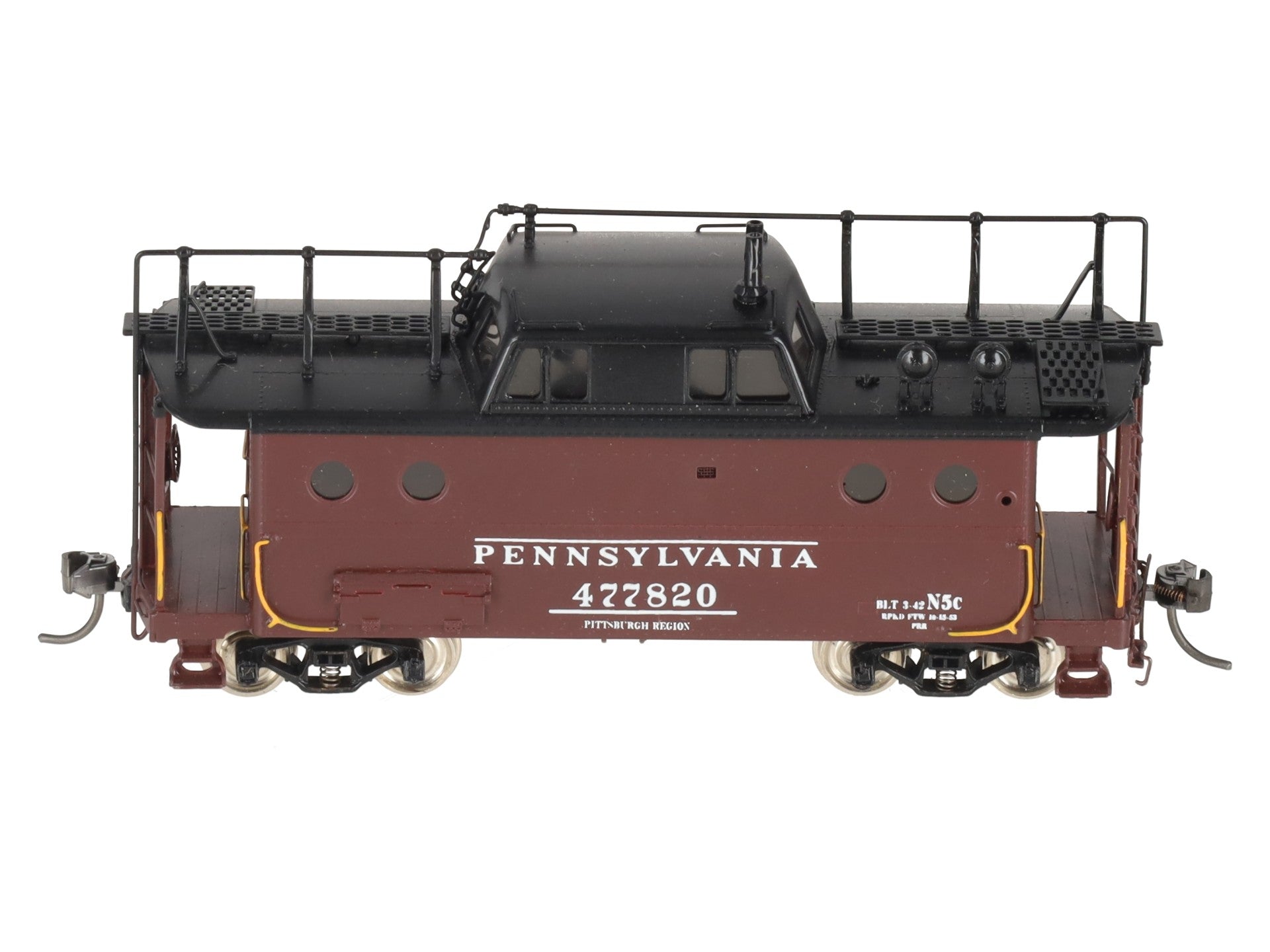 Precision Scale Co. 16234-1 HO BRASS PRR N5c Cabin Car w/ Antenna - Painted LN/Box