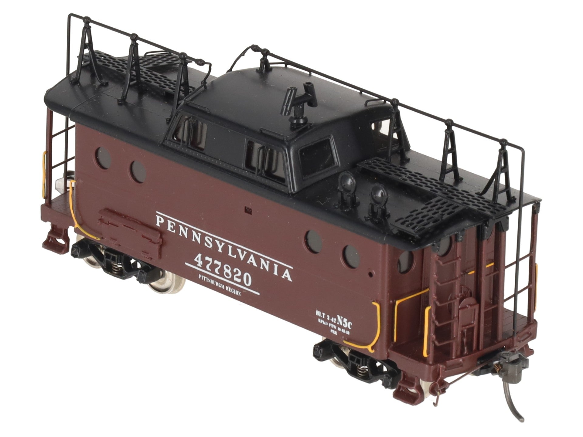 Precision Scale Co. 16234-1 HO BRASS PRR N5c Cabin Car w/ Antenna - Painted LN/Box
