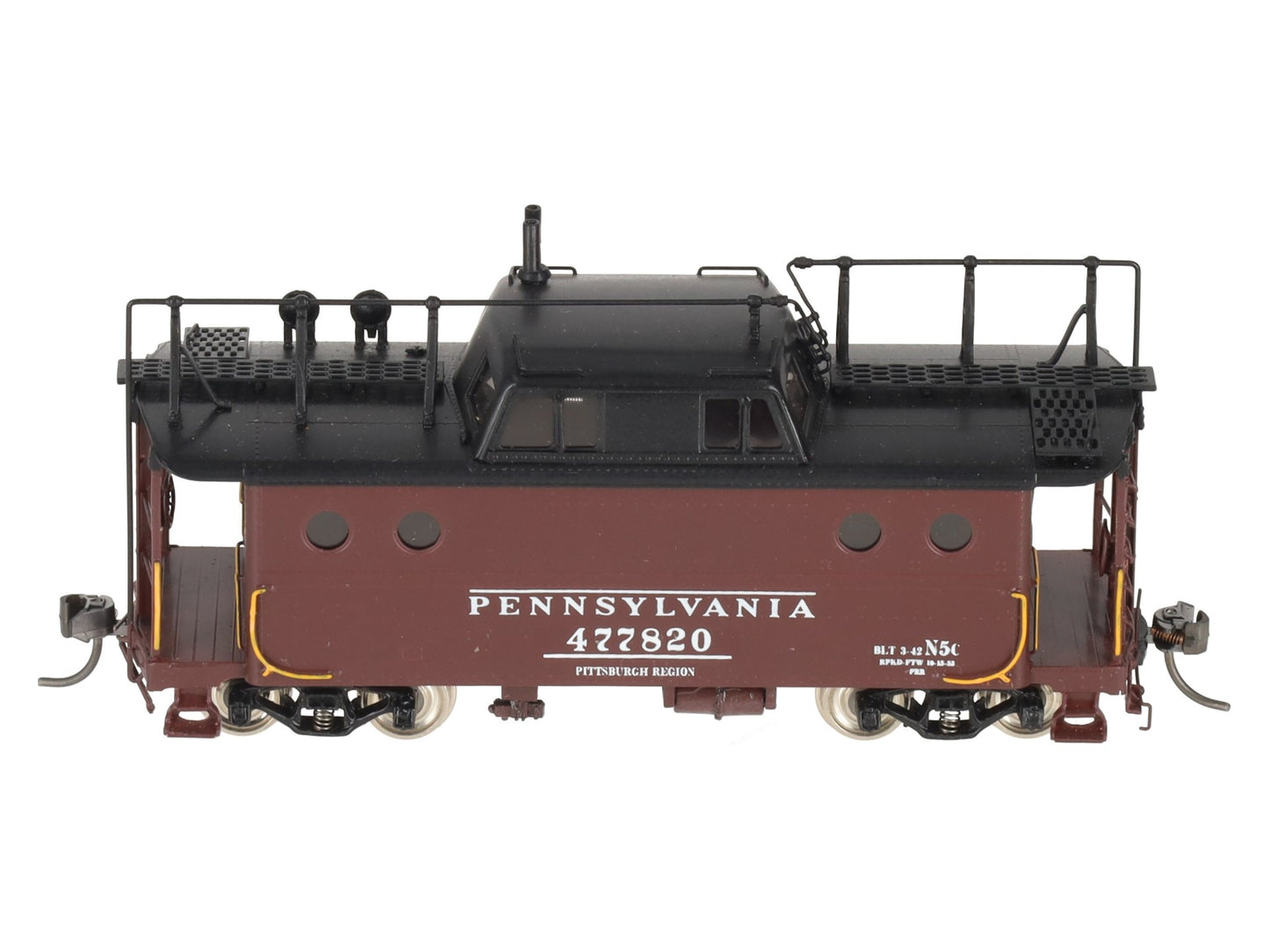 Precision Scale Co. 16234-1 HO BRASS PRR N5c Cabin Car w/ Antenna - Painted LN/Box