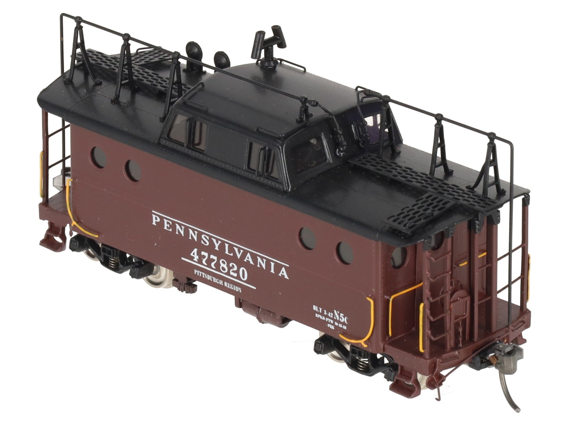 Precision Scale Co. 16234-1 HO BRASS PRR N5c Cabin Car w/ Antenna - Painted LN/Box