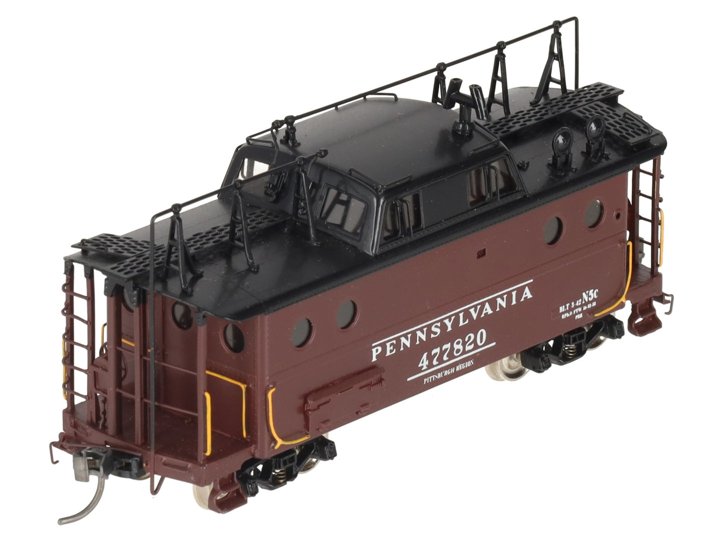 Precision Scale Co. 16234-1 HO BRASS PRR N5c Cabin Car w/ Antenna - Painted LN/Box