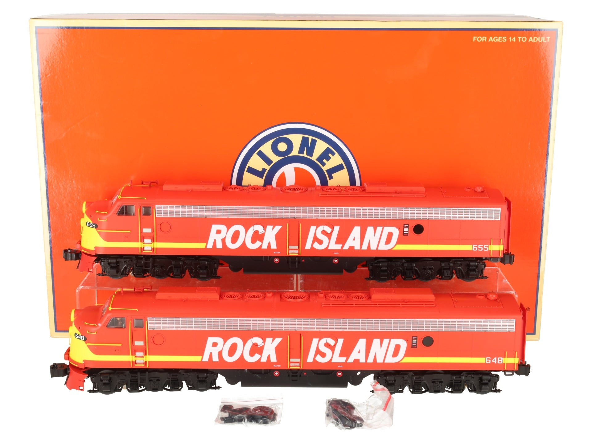Lionel 2333810 O Gauge Rock Island Mr. Muffins Diesel Locomotive AA Set LN/Box