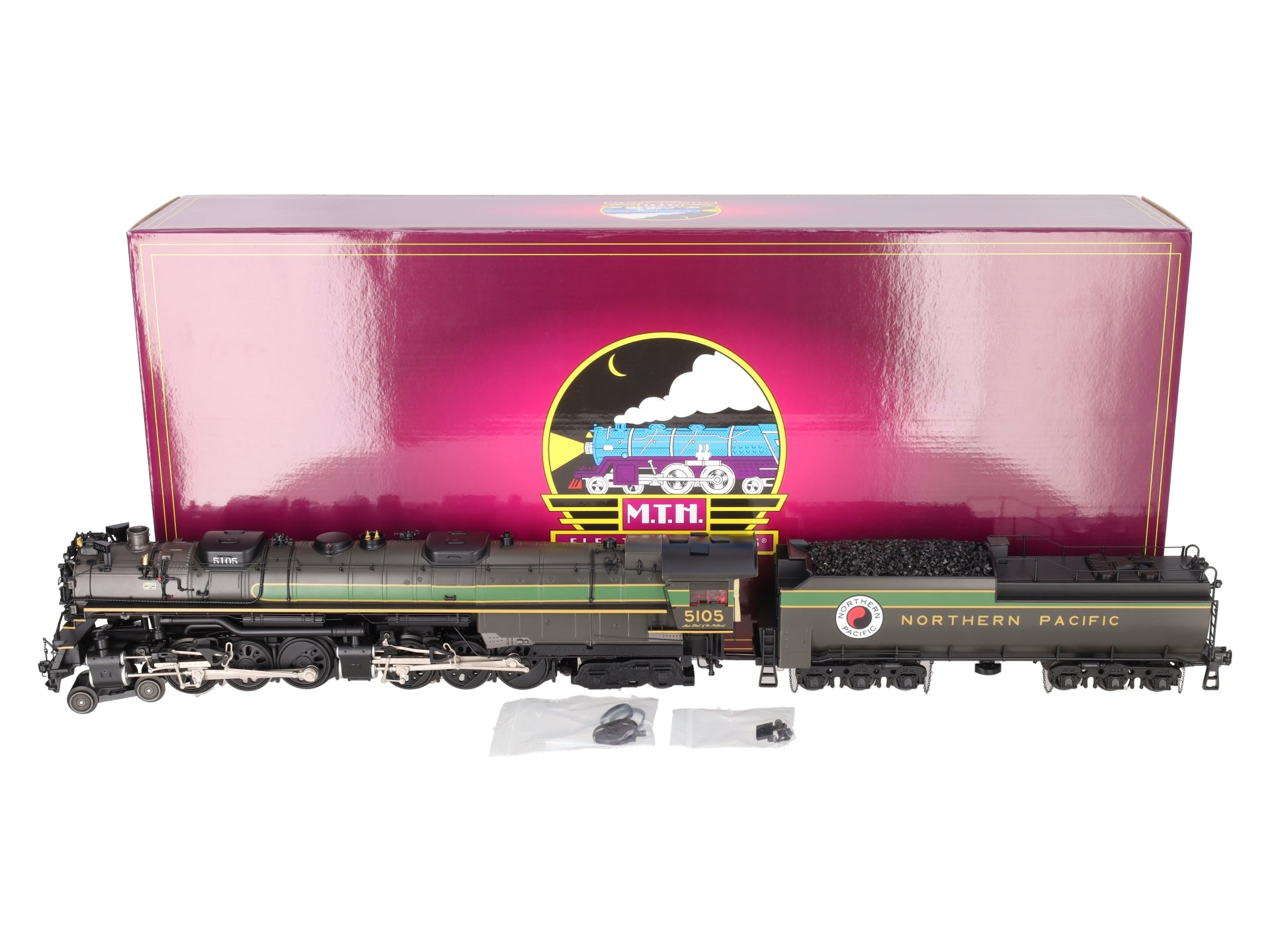 MTH 20-3946-1 O NP 4-6-6-4 Z6 Challenger Steam Loco & Tender #5105 w/PS3 LN/Box