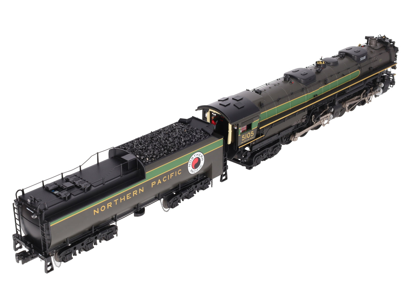 MTH 20-3946-1 O NP 4-6-6-4 Z6 Challenger Steam Loco & Tender #5105 w/PS3 LN/Box