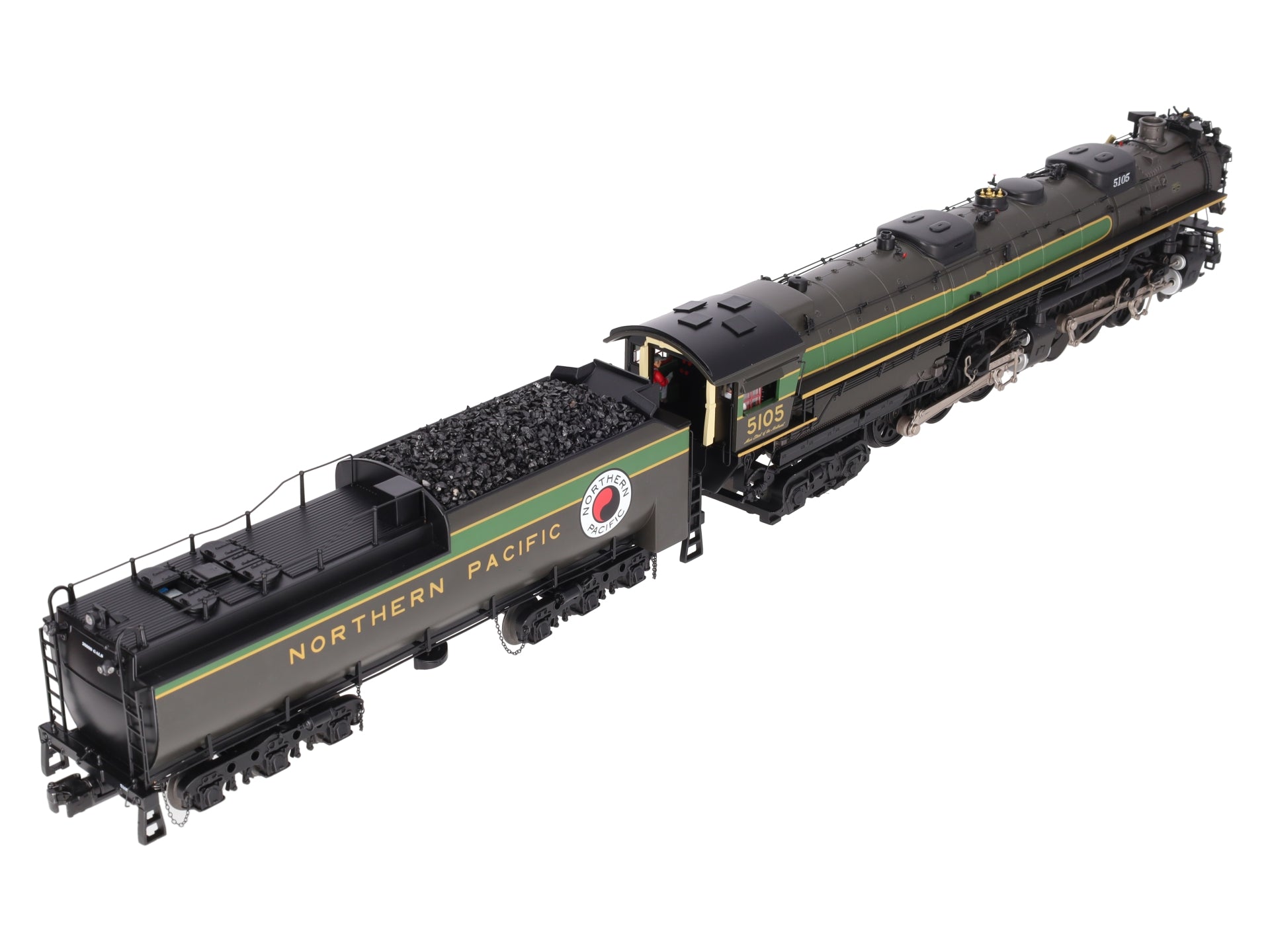 MTH 20-3946-1 O NP 4-6-6-4 Z6 Challenger Steam Loco & Tender #5105 w/PS3 LN/Box