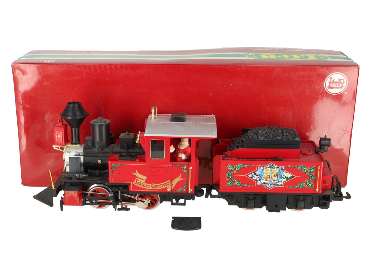 LGB 25171 G Scale Christmas Steam Locomotive & Tender EX/Box