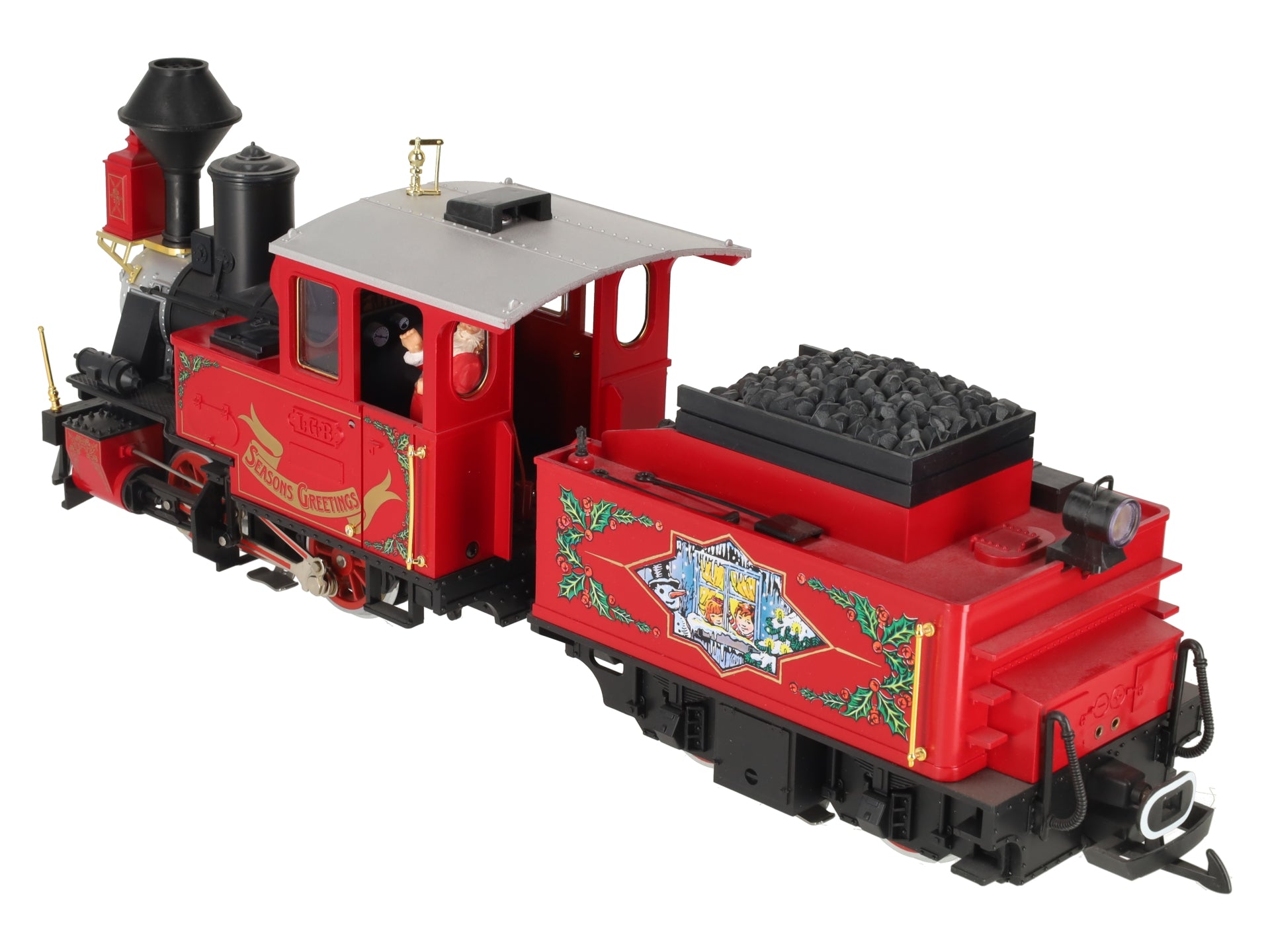 LGB 25171 G Scale Christmas Steam Locomotive & Tender EX/Box