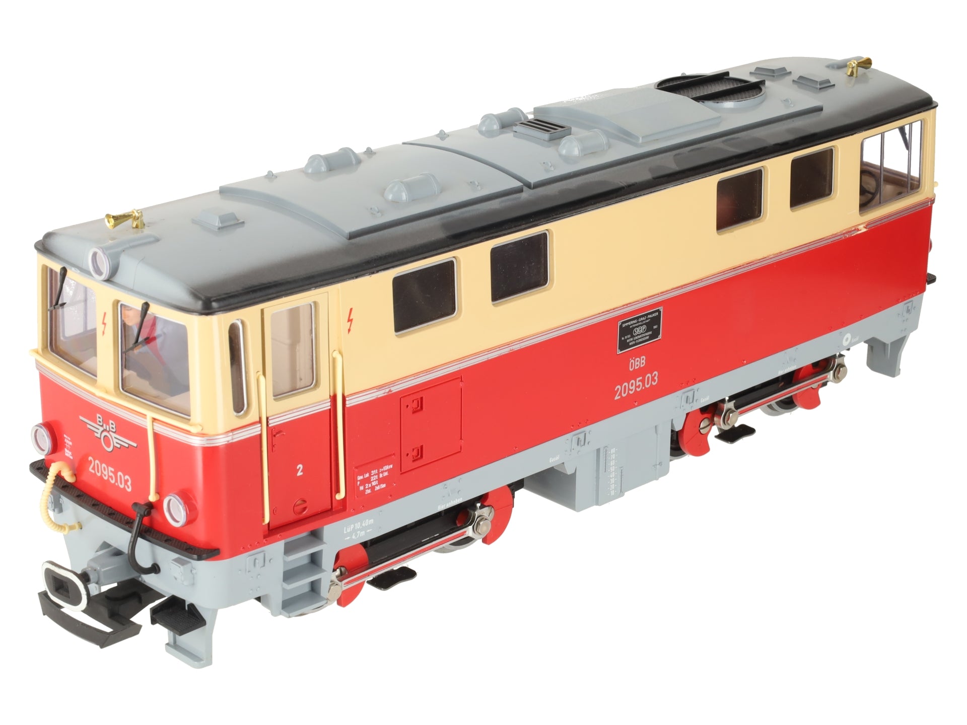 LGB 2096s G Scale OBB Diesel Locomotive w/Sound EX/Box
