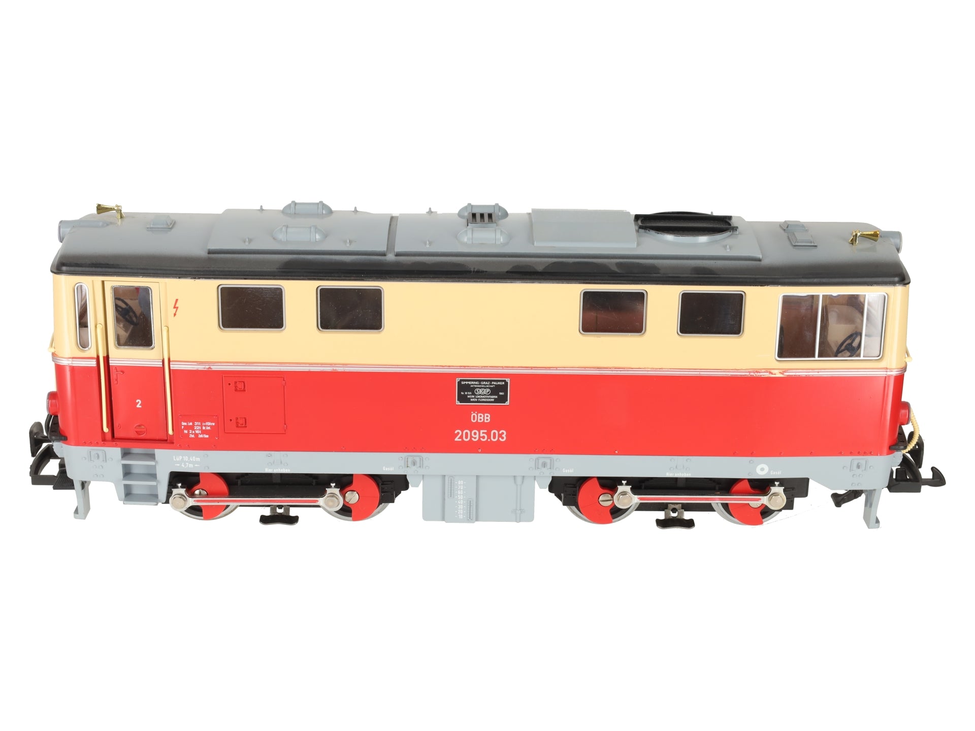 LGB 2096s G Scale OBB Diesel Locomotive w/Sound EX/Box