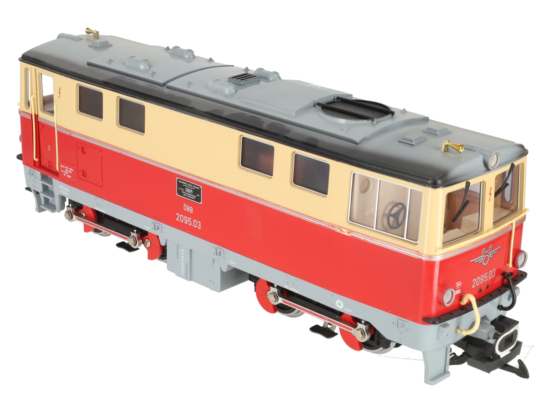 LGB 2096s G Scale OBB Diesel Locomotive w/Sound EX/Box