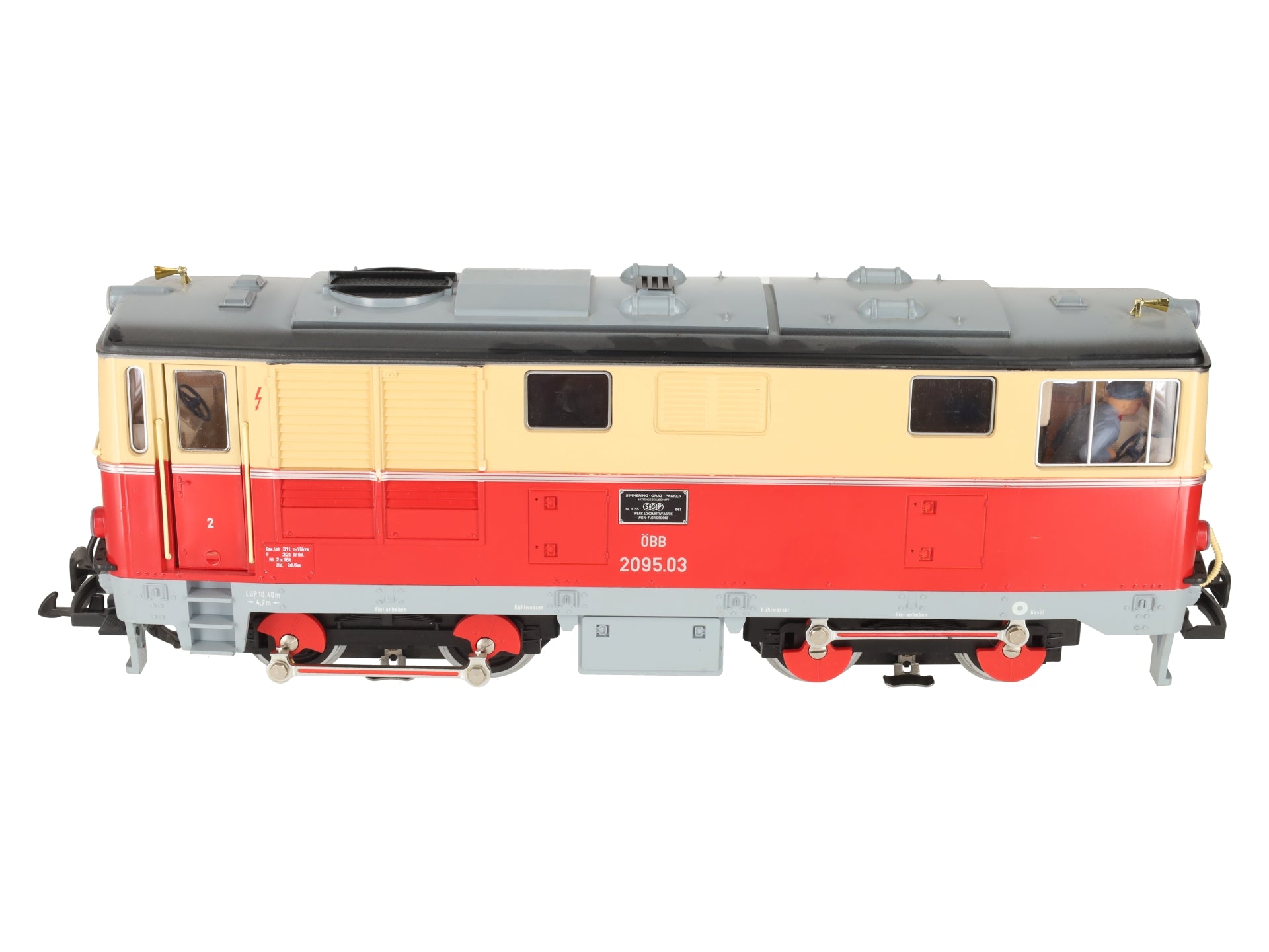 LGB 2096s G Scale OBB Diesel Locomotive w/Sound EX/Box