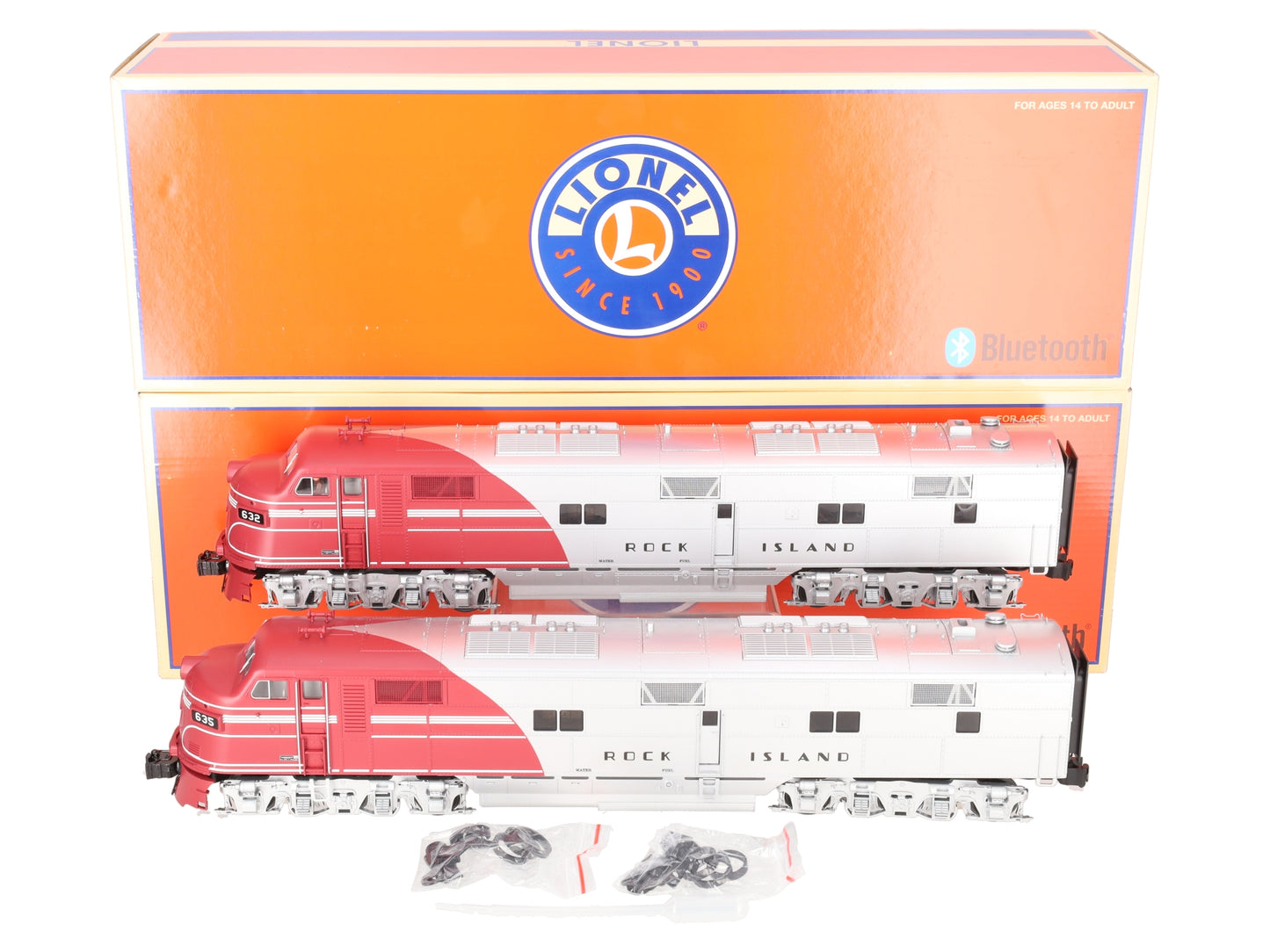 Lionel 2133010 O Gauge Rock Island LEGACY E7 AA Diesel Locomotive Set LN/Box