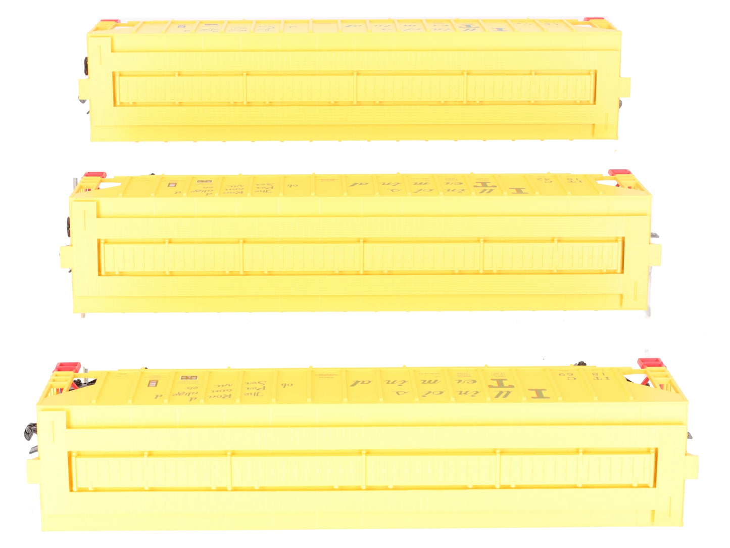 Lionel 2442120 O Gauge Illinois Terminal PS-2CD Covered Hopper 3-Pack LN/Box