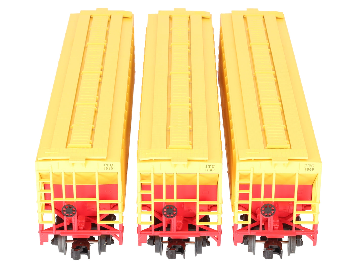 Lionel 2442120 O Gauge Illinois Terminal PS-2CD Covered Hopper 3-Pack LN/Box