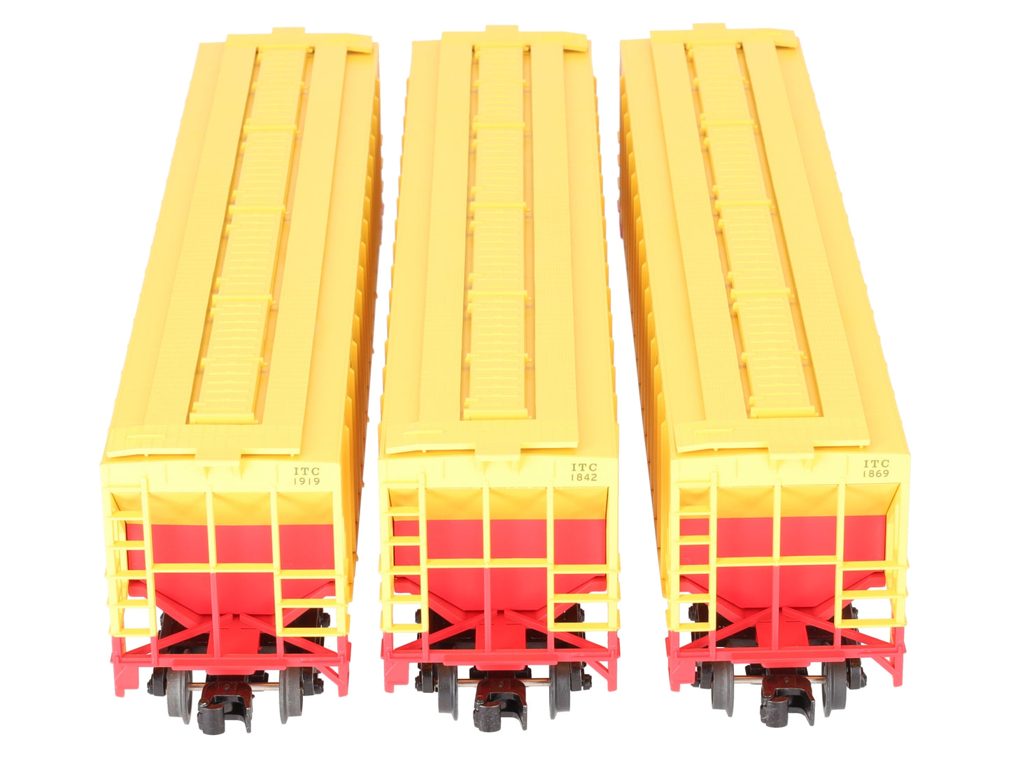 Lionel 2442120 O Gauge Illinois Terminal PS-2CD Covered Hopper 3-Pack LN/Box
