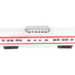 Lionel 2562 Vintage O Santa Fe Regal Pass Red Stripe Aluminum Vista Dome Car VG