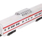 Lionel 2562 Vintage O Santa Fe Regal Pass Red Stripe Aluminum Vista Dome Car VG