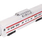 Lionel 2562 Vintage O Santa Fe Regal Pass Red Stripe Aluminum Vista Dome Car VG