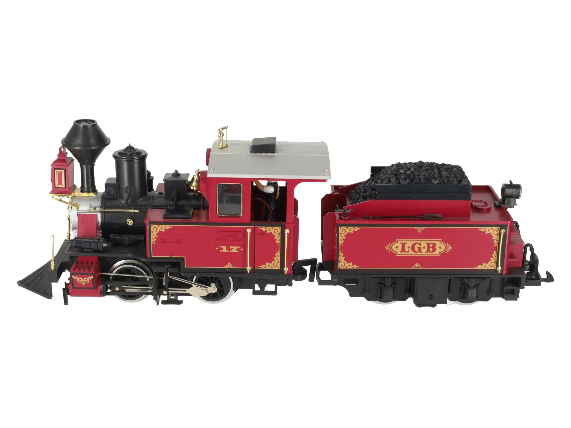 LGB 2217D LGB G Scale Steam Locomotive w/ Tender EX/Box